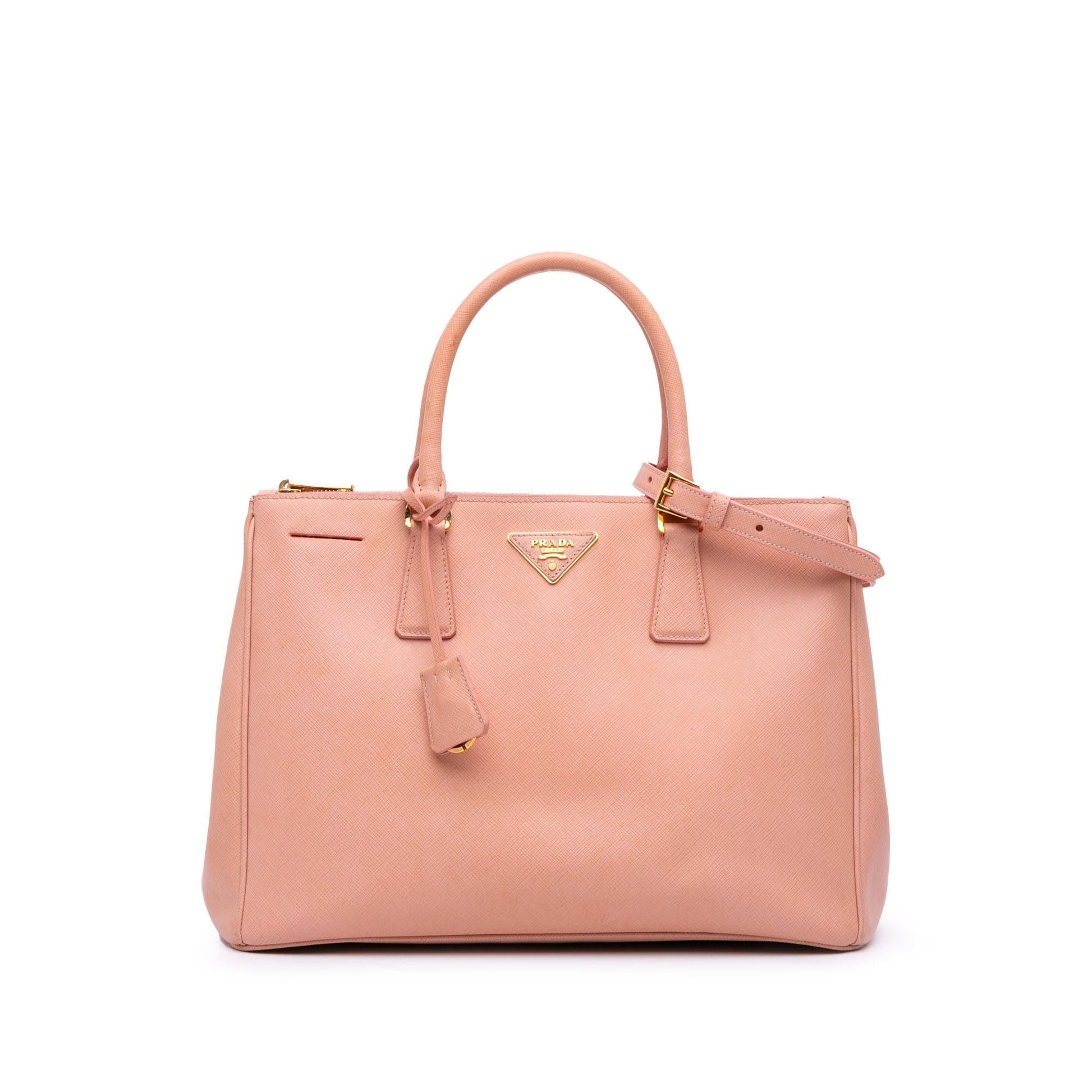 Prada Lux Galleria Double Tote Saffiano Medium Zip Tote Bag Zip Tote 1