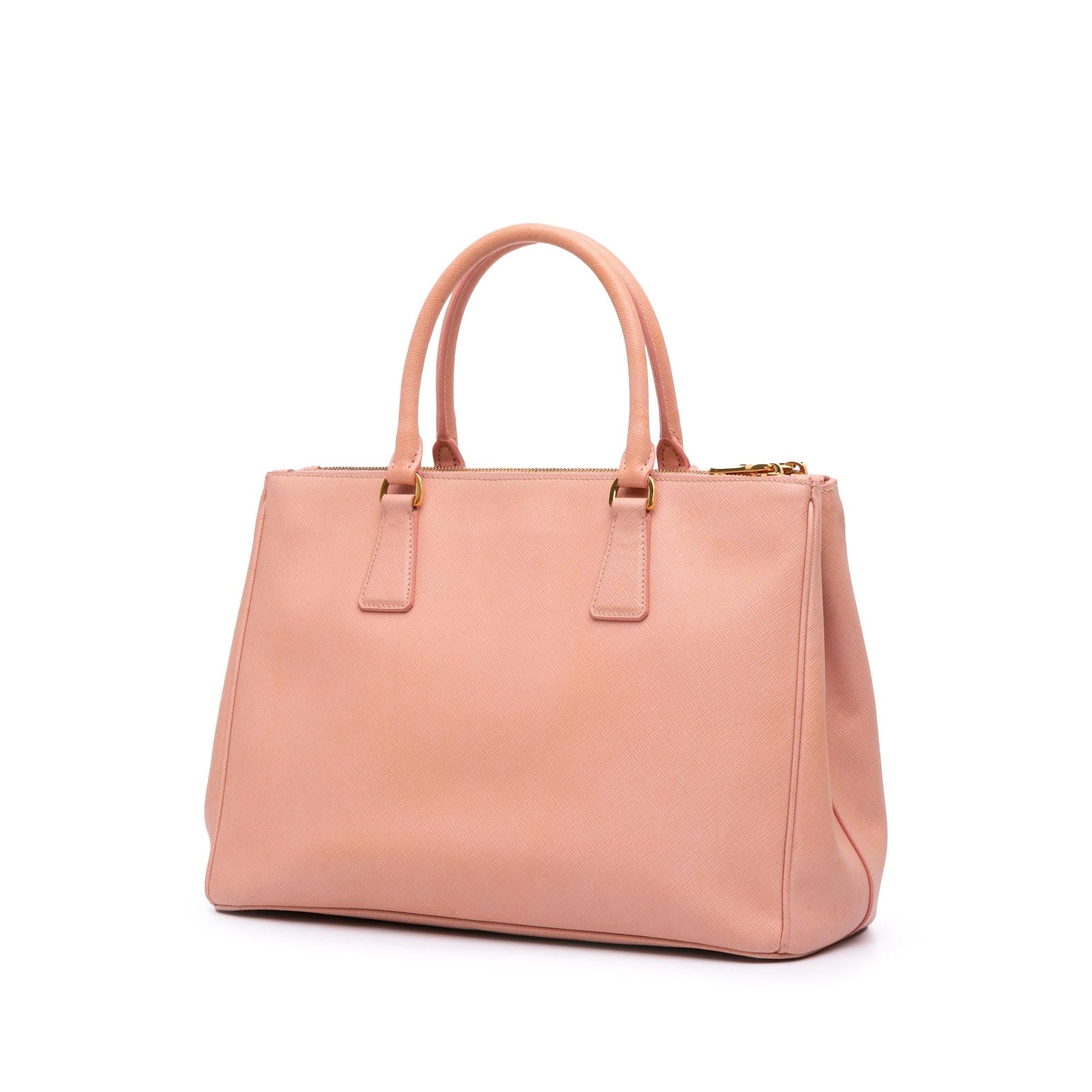 Prada Lux Galleria Double Tote Saffiano Medium Zip Tote Bag Zip Tote 1