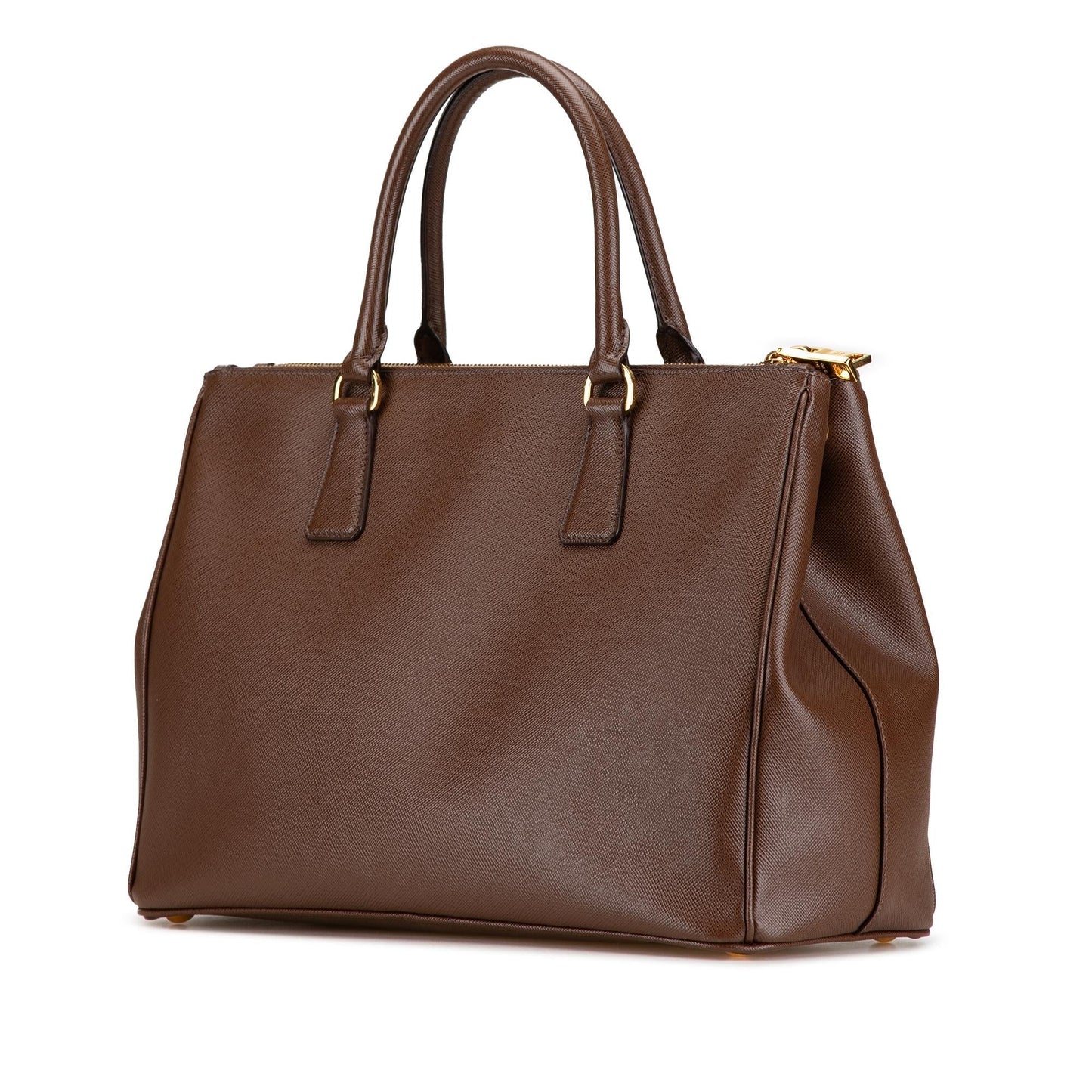 Prada Lux Galleria Double Shg Yqoyrj Satchel Bag Saffiano Medium Zip