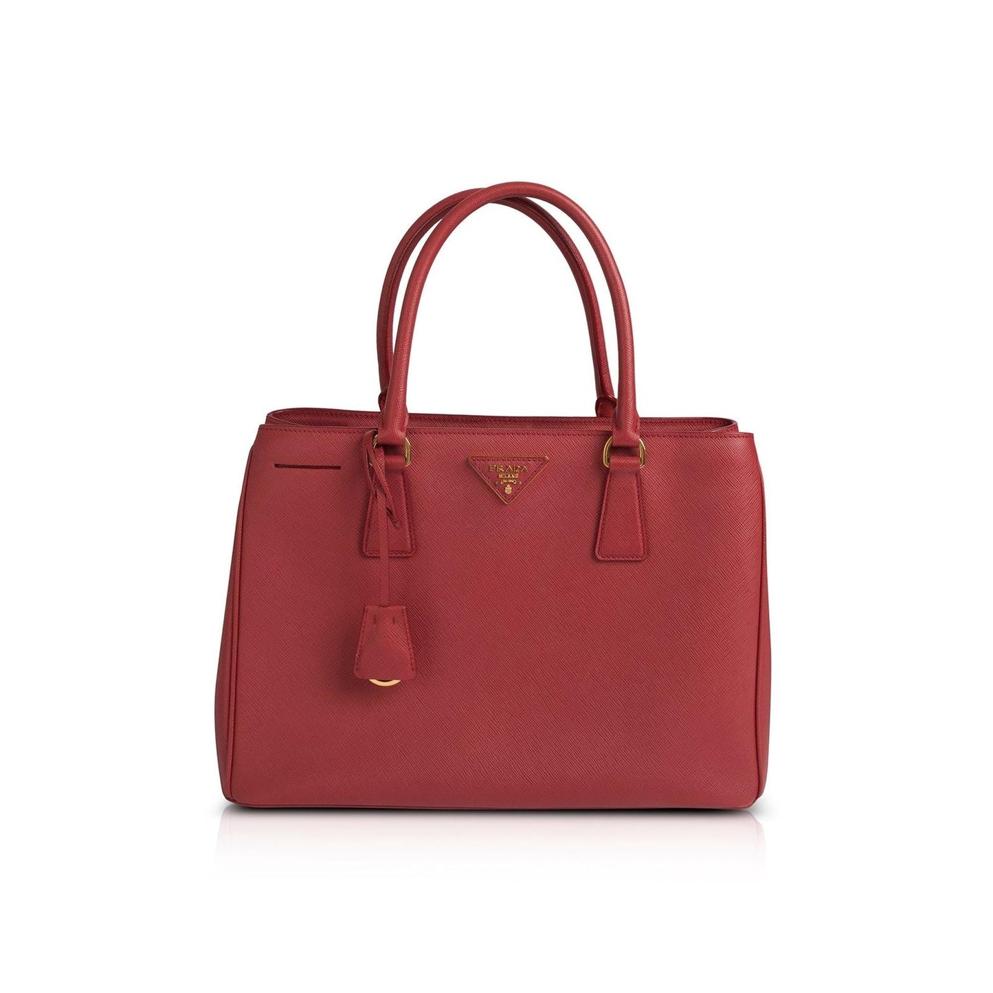 Prada Saffiano Lux Galleria Zip Tote Handbag Medium Tote Bag