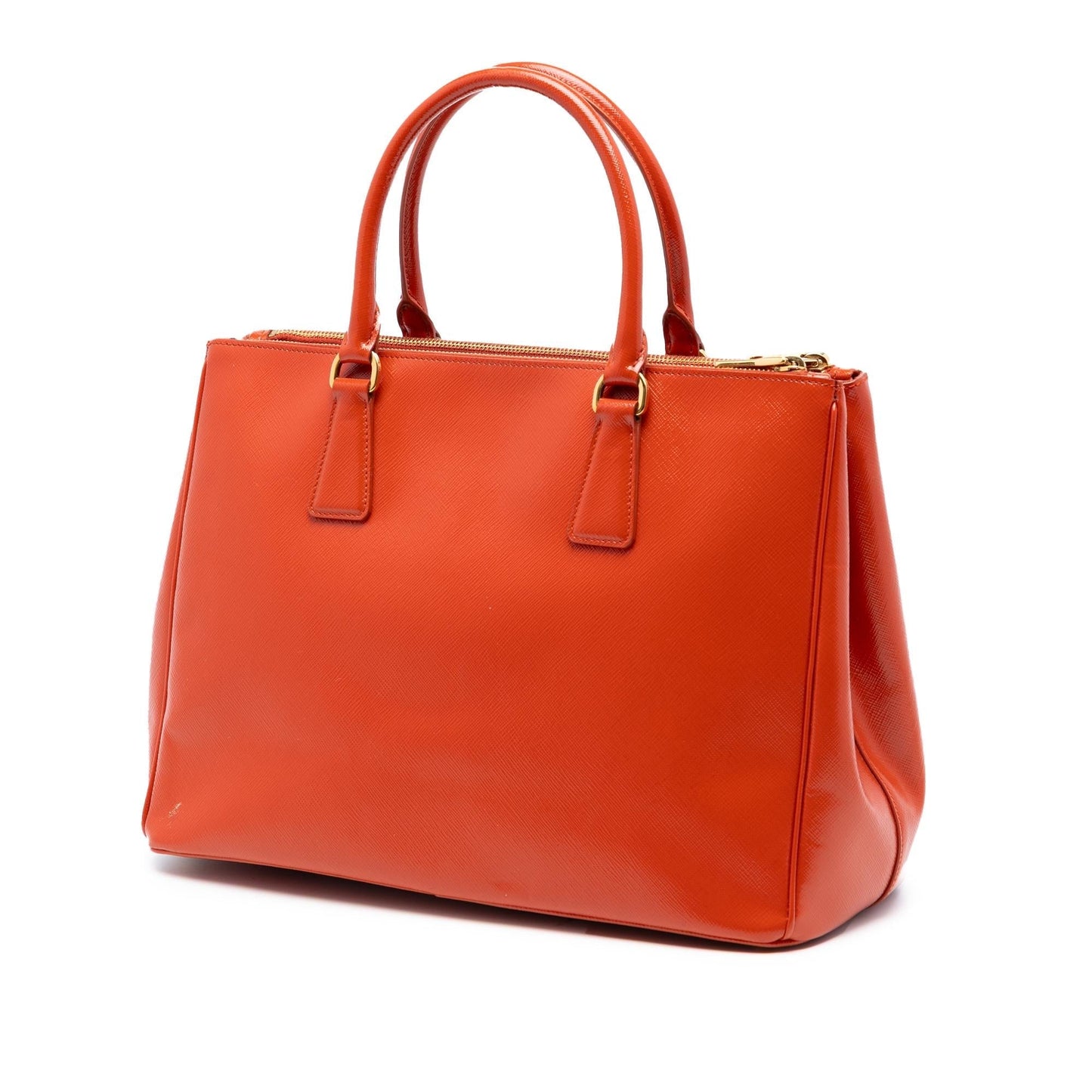 Prada Vernice Galleria Double Satchel Saffiano Medium Zip Satchel Bag Zip Satchel 2