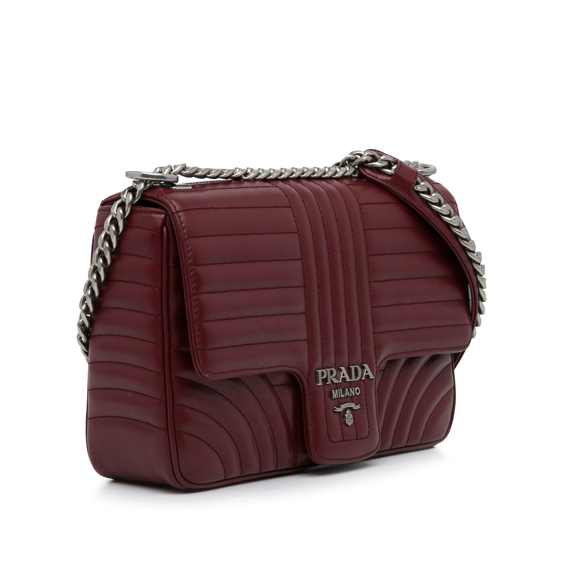 Prada Soft Calf Impunture Diagramme Bag Shg Qgvnvh Medium Crossbody Bag