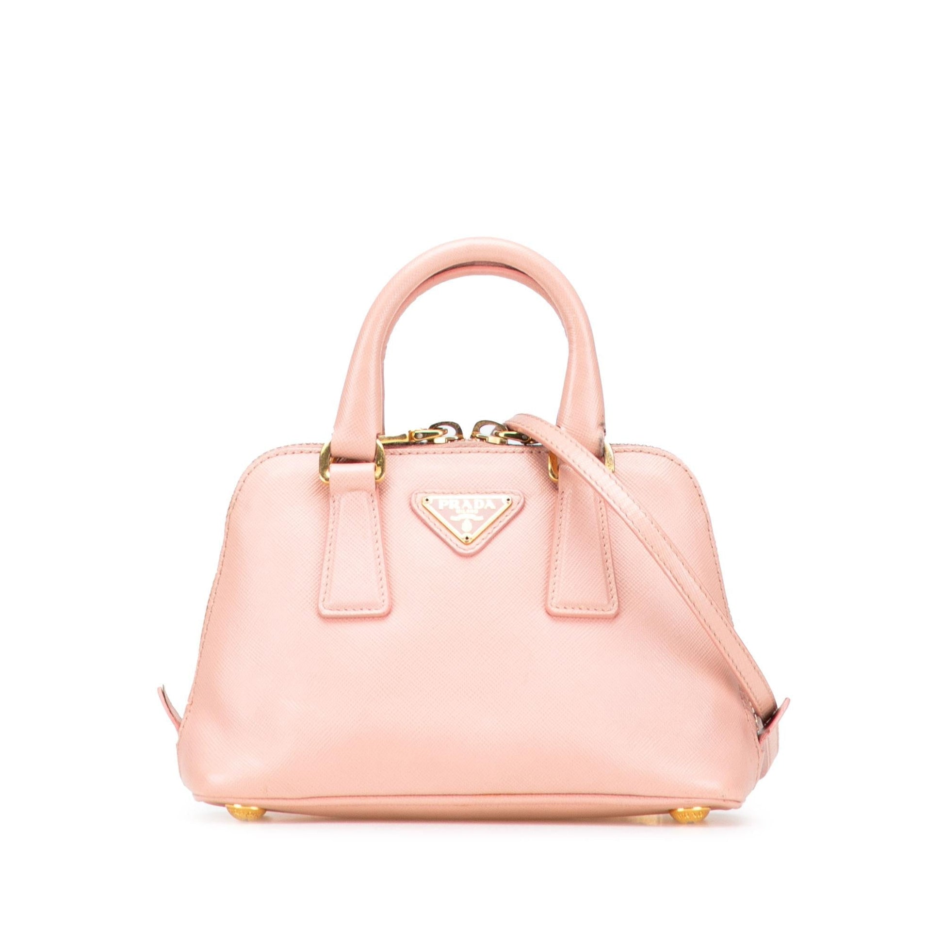 Prada Lux Promenade Satchel Saffiano Mini Satchel Bag