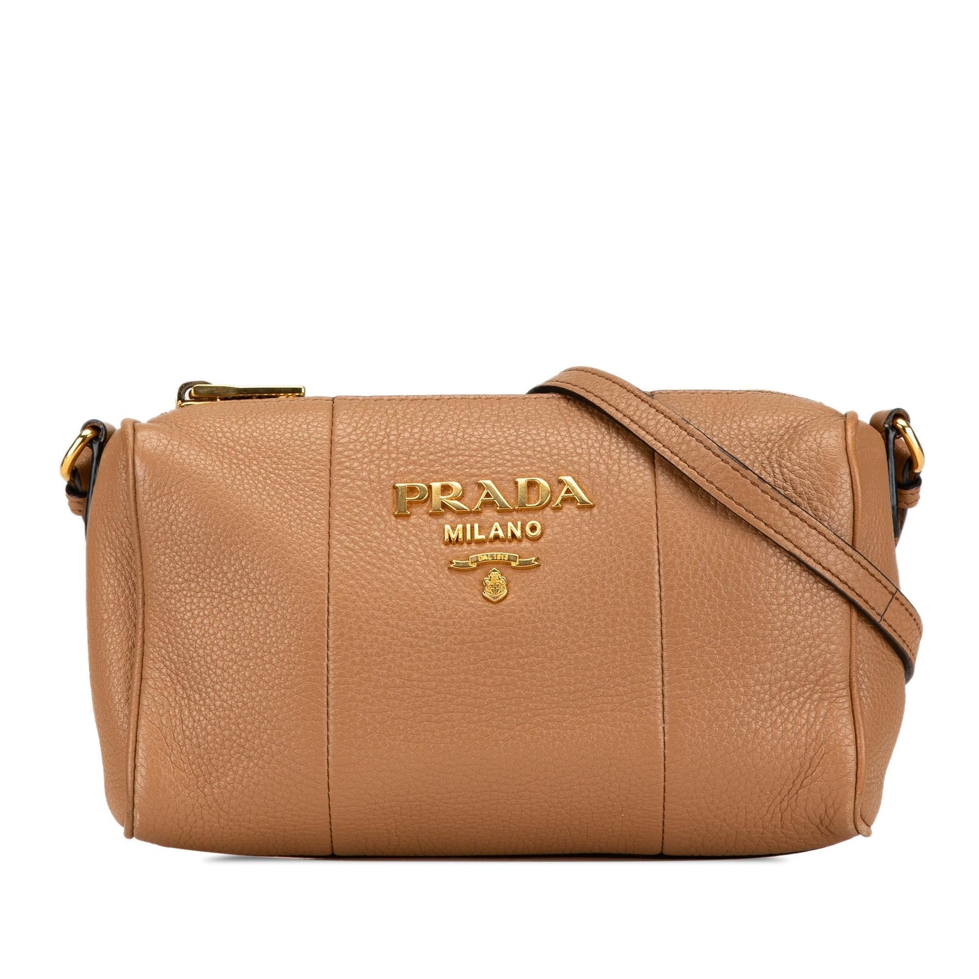 Prada Phenix Barrel Camera Bag Vitello Mini Crossbody Bag