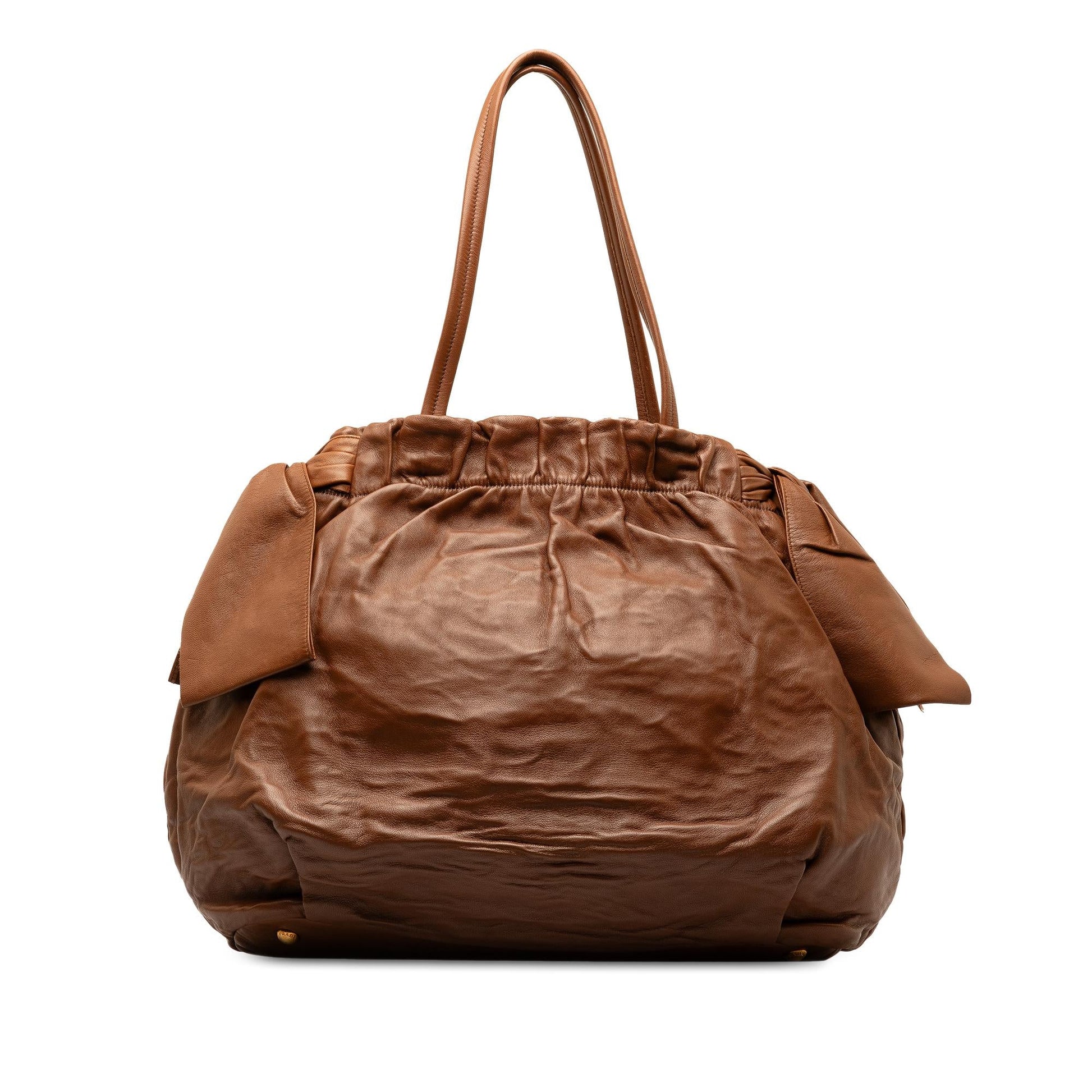 Prada Nappa Antique Bow Bag Shg Icgihg Tote Bag