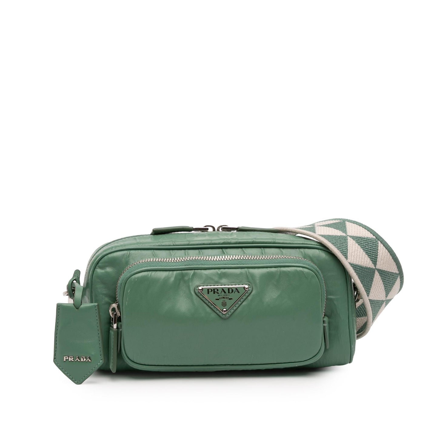 Prada Nappa Antique Multi Pocket Crossbody Crossbody Bag