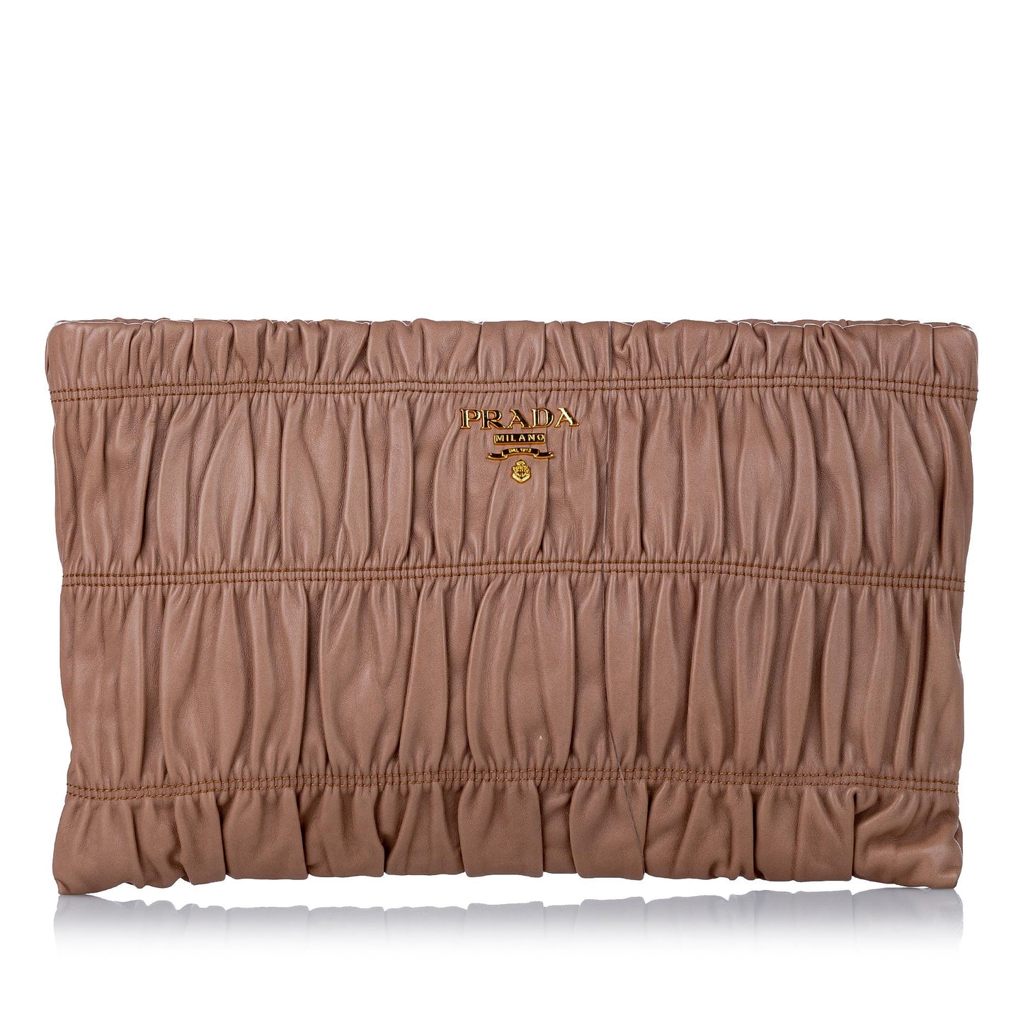 Prada Nappa Gaufre Clutch Bag Shg