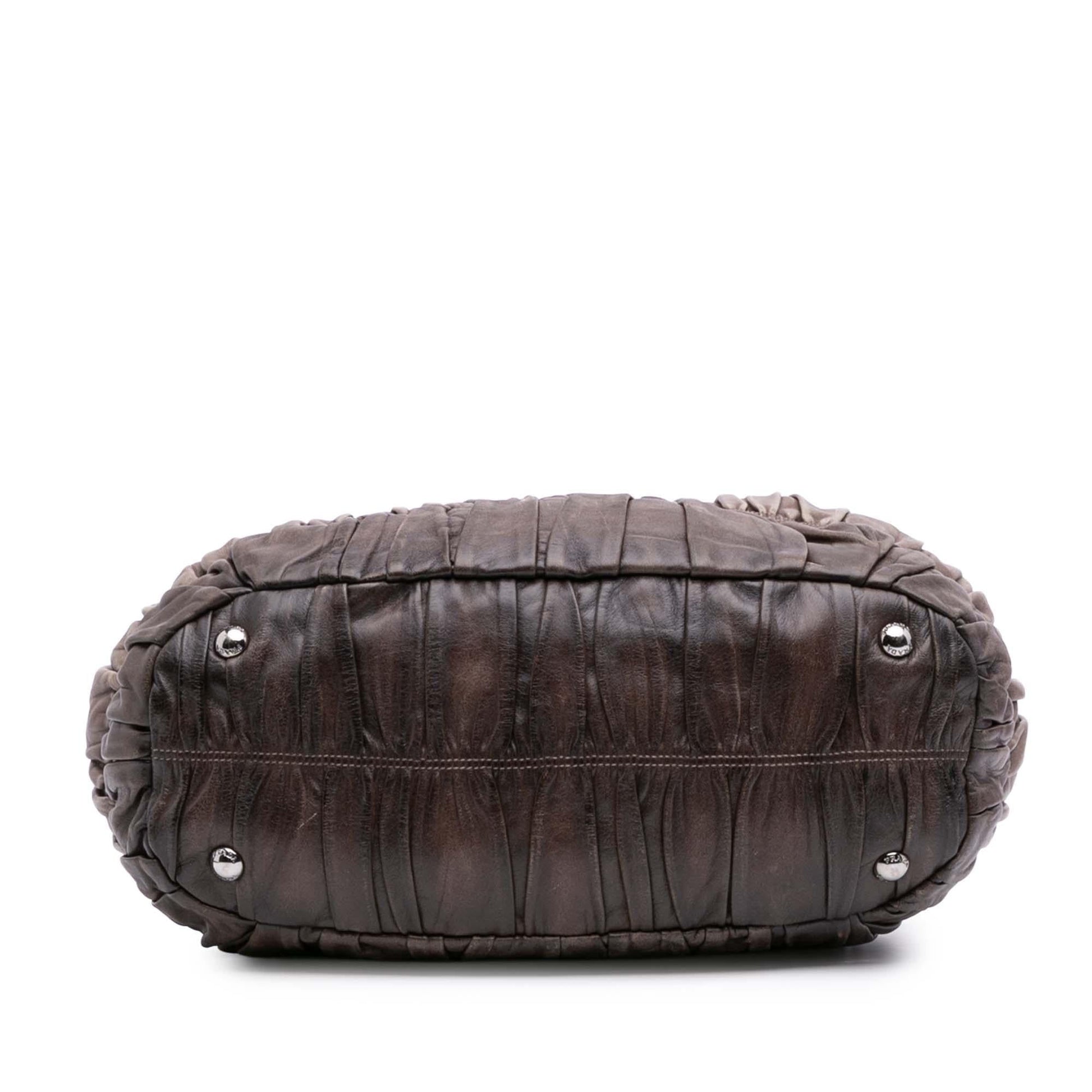 Prada Nappa Gaufre Ombre Satchel Satchel Bag