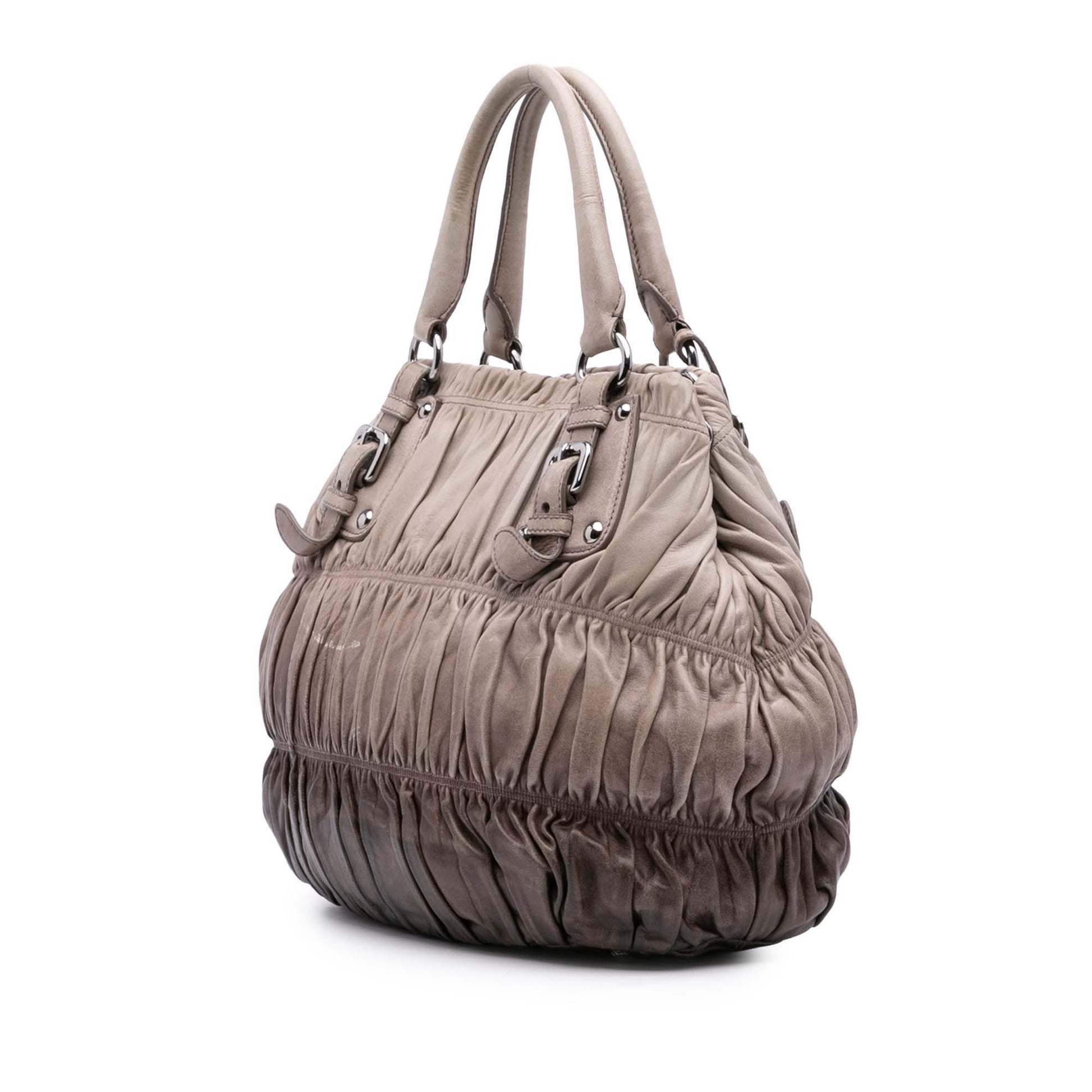 Prada Nappa Gaufre Ombre Satchel Satchel Bag