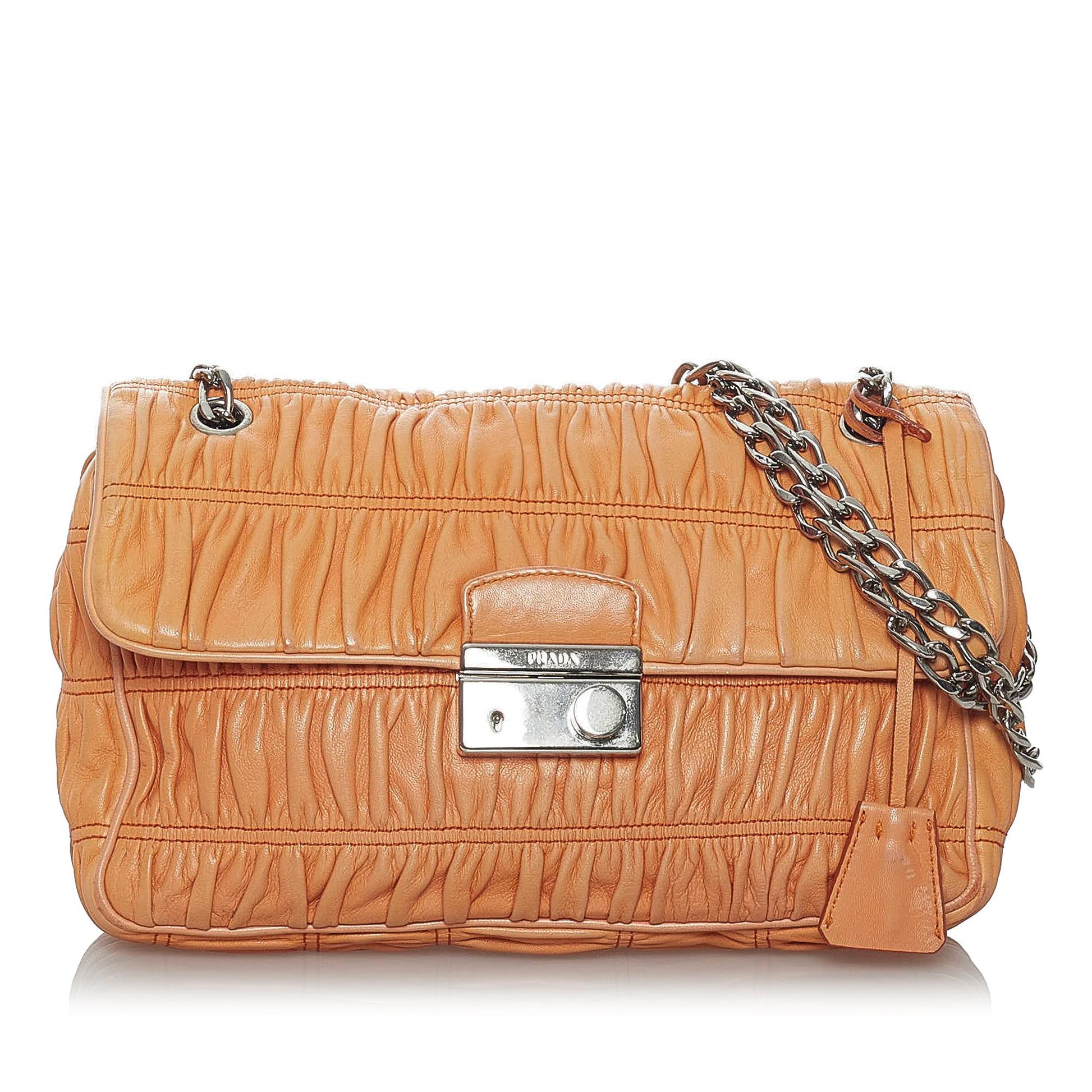 Prada Nappa Gaufre Sound Lock Crossbody Bag Shg