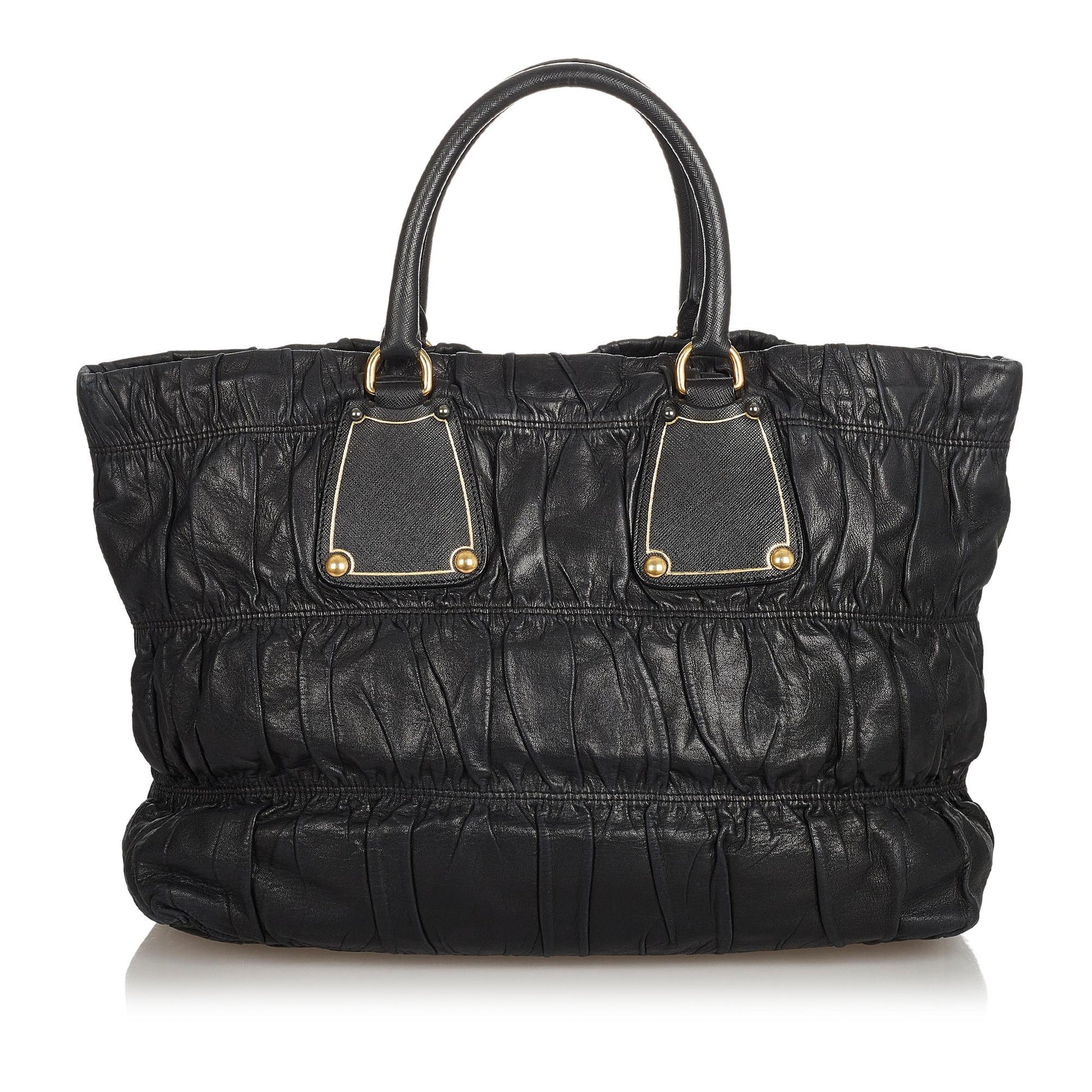 Prada Nappa Gaufre Tote Bag Shg