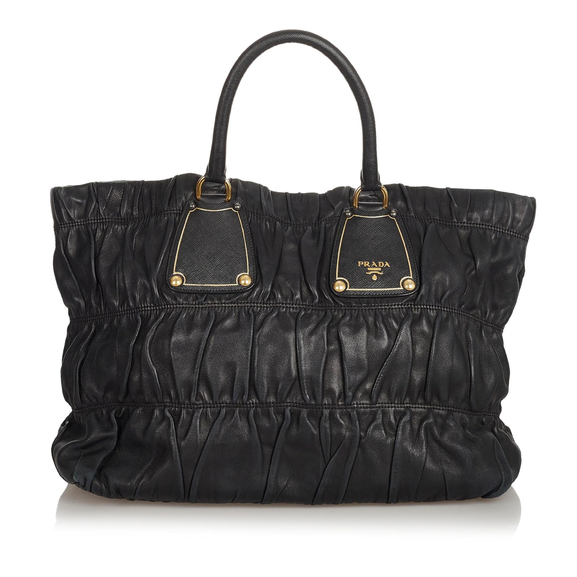 Prada Nappa Gaufre Tote Bag Shg