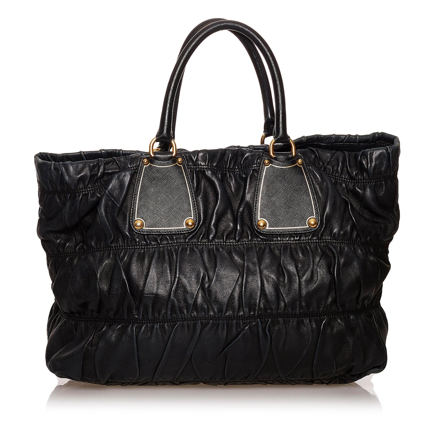 Prada Nappa Gaufre Tote Bag Shg Bag Shg 29356