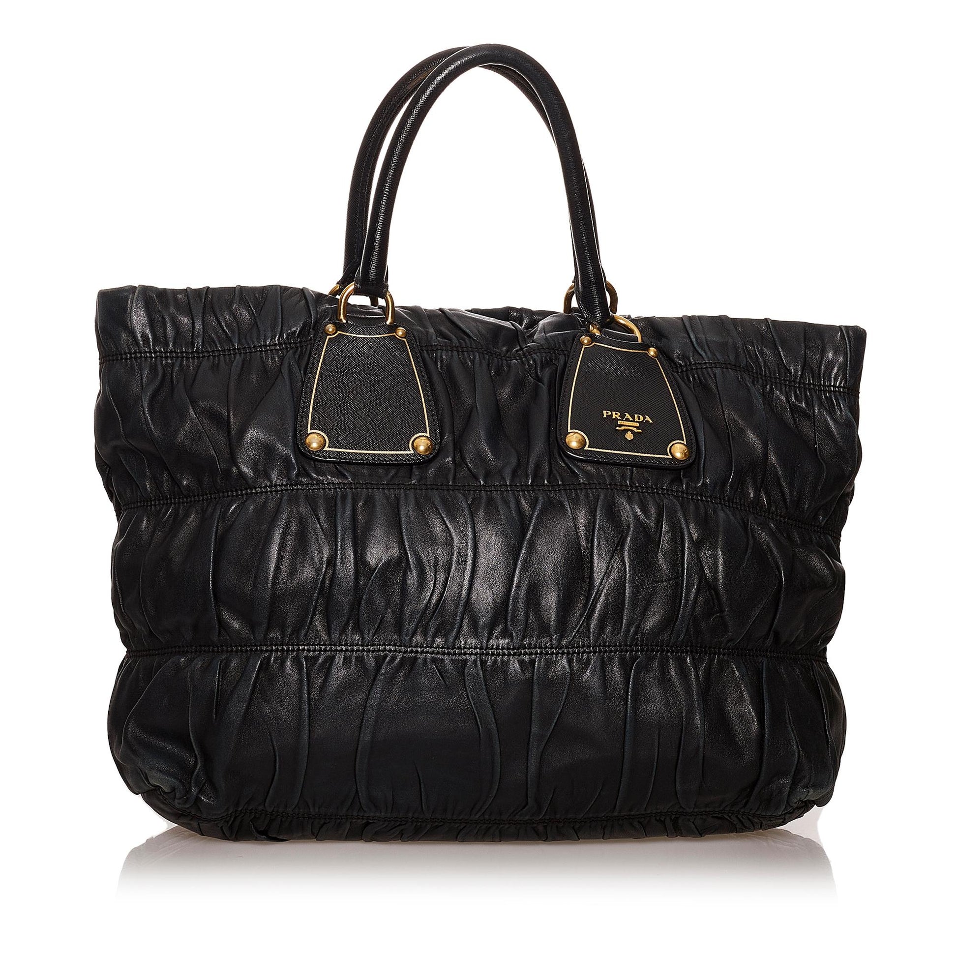 Prada Nappa Gaufre Tote Bag Shg Bag Shg 29356