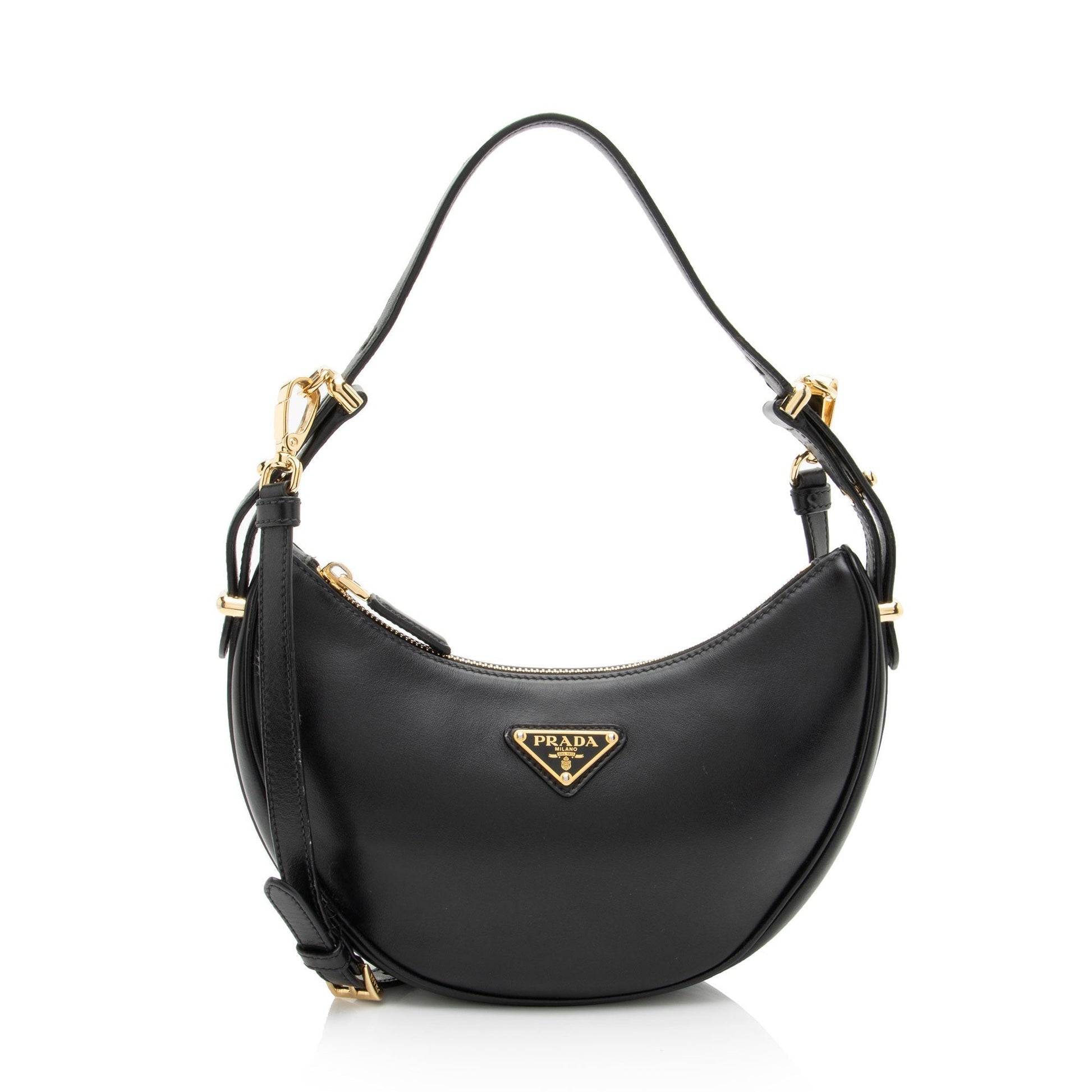 Prada Nappa Arque Shoulder Bag Leather