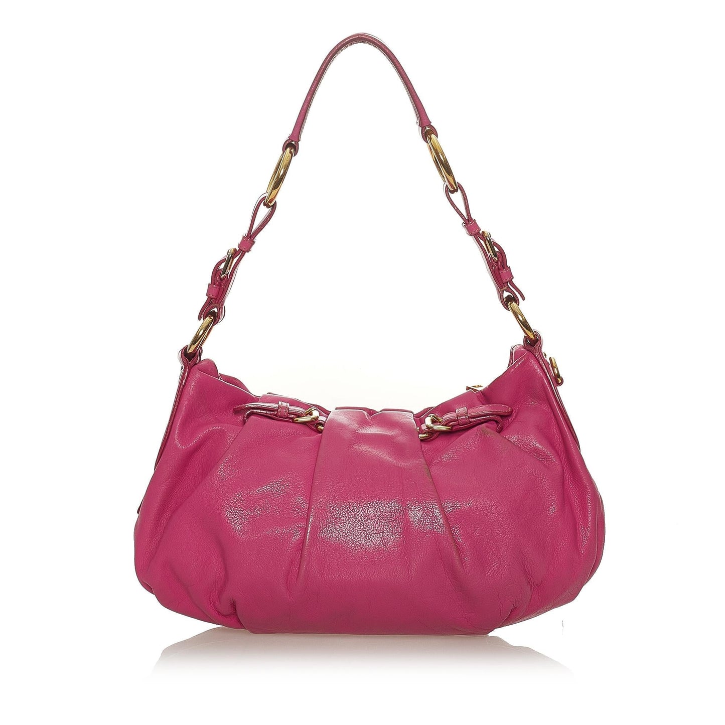 Prada Nappa Baguette Shg Handbag Leather Shoulder Bag