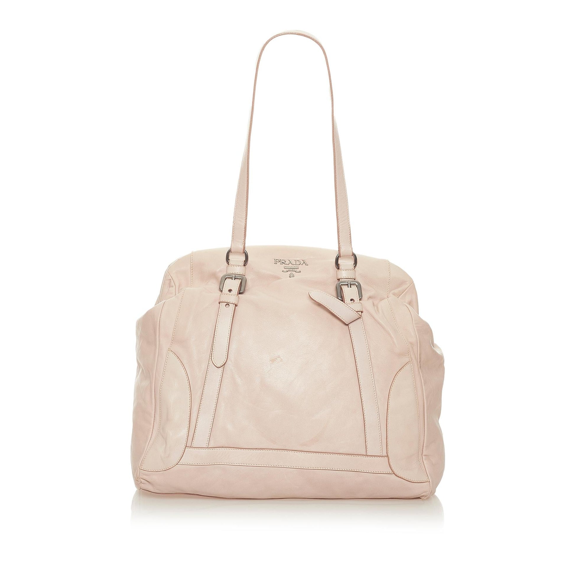 Prada Nappa Shoulder Bag Shg Leather