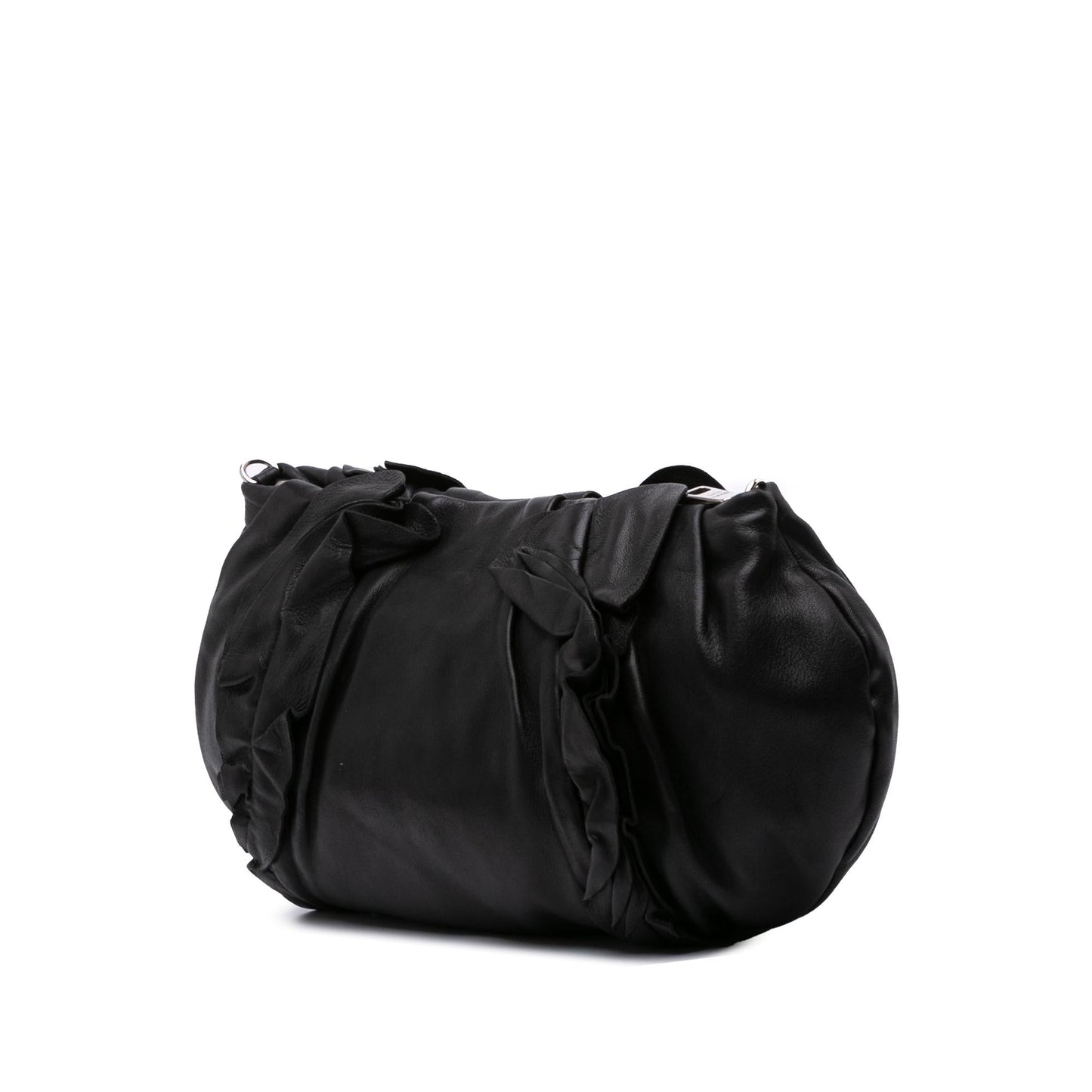 Prada Nappa Ruffle Crossbody Crossbody Bag
