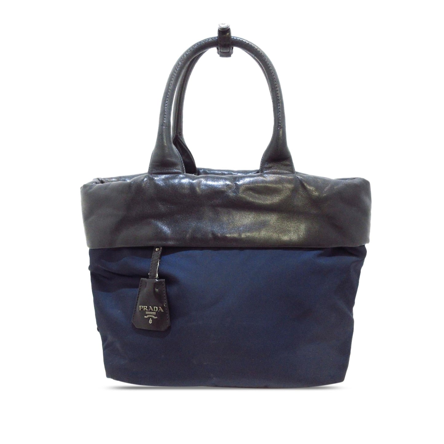 Prada Nappa Trimmed Tessuto Satchel Shg M0Zkln Satchel Bag