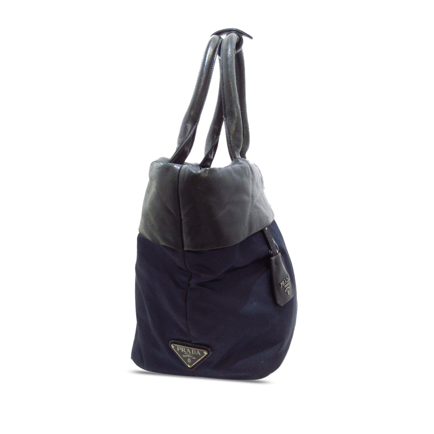 Prada Nappa Trimmed Tessuto Satchel Shg M0Zkln Satchel Bag