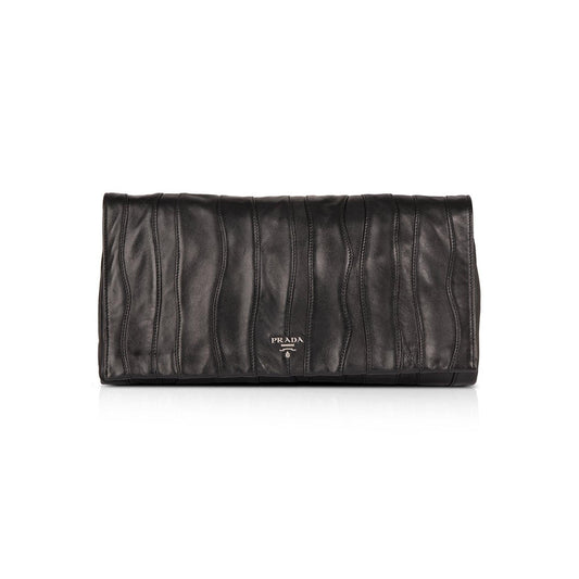 Prada Nappa Waves Clutch Handbag Clutch Bag