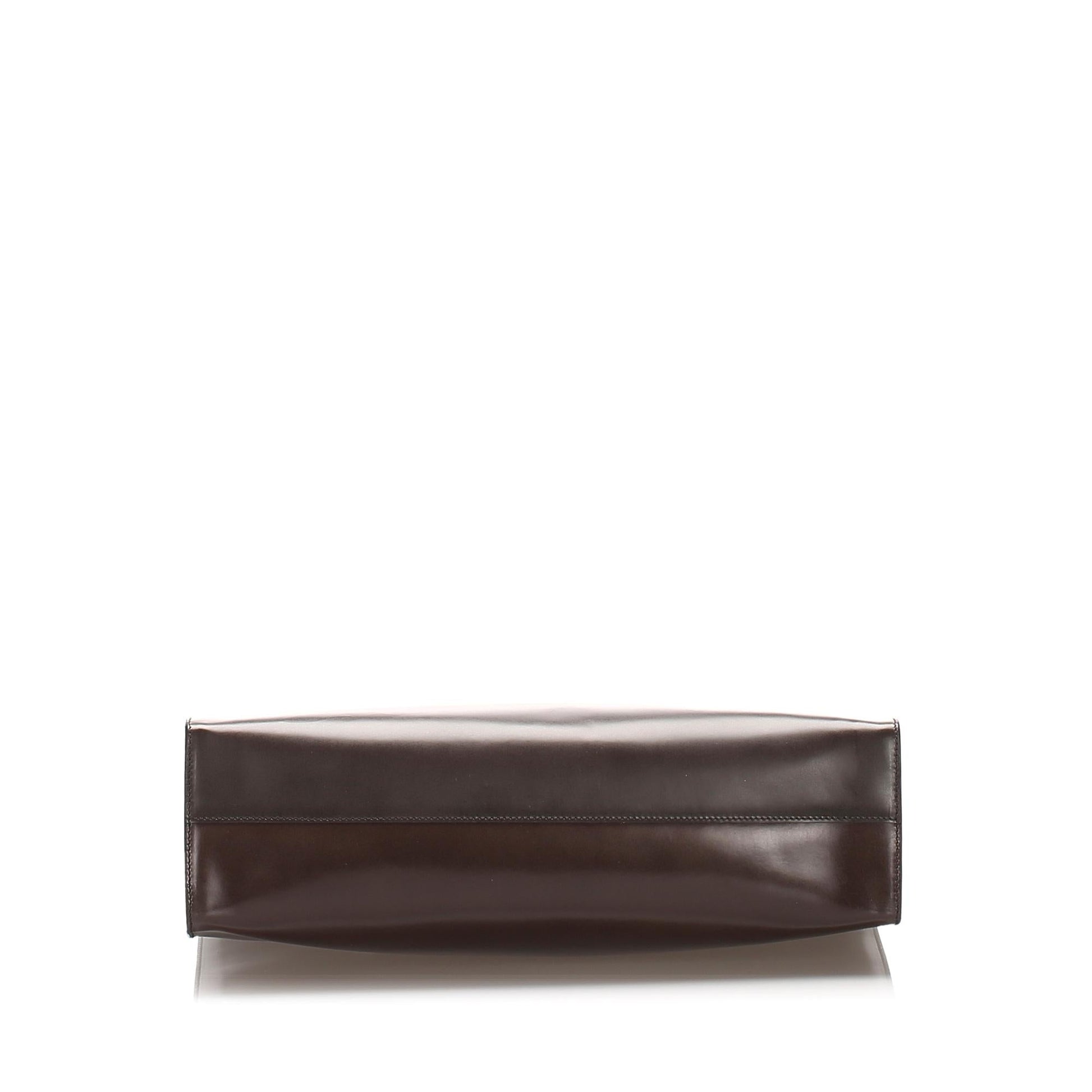 Prada Tote Shg Leather Tote Bag