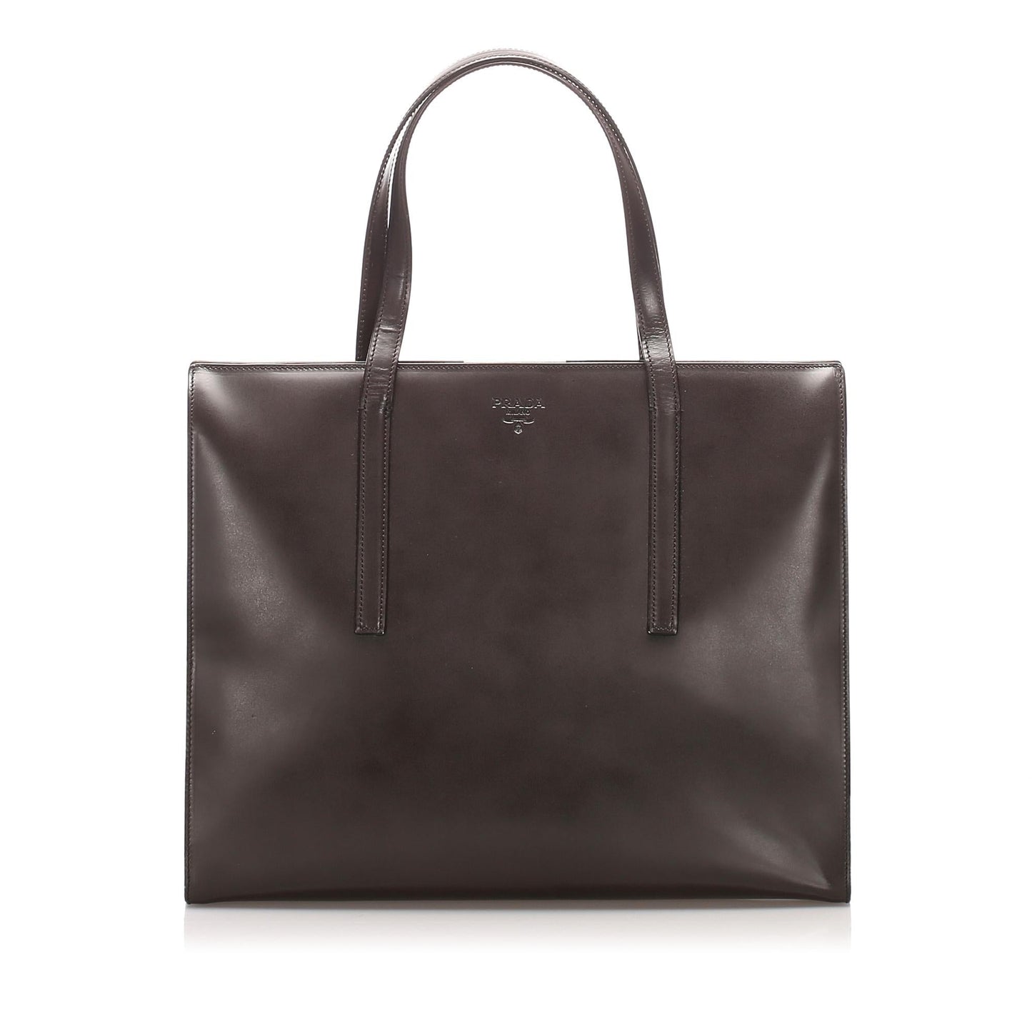Prada Tote Shg Leather Tote Bag