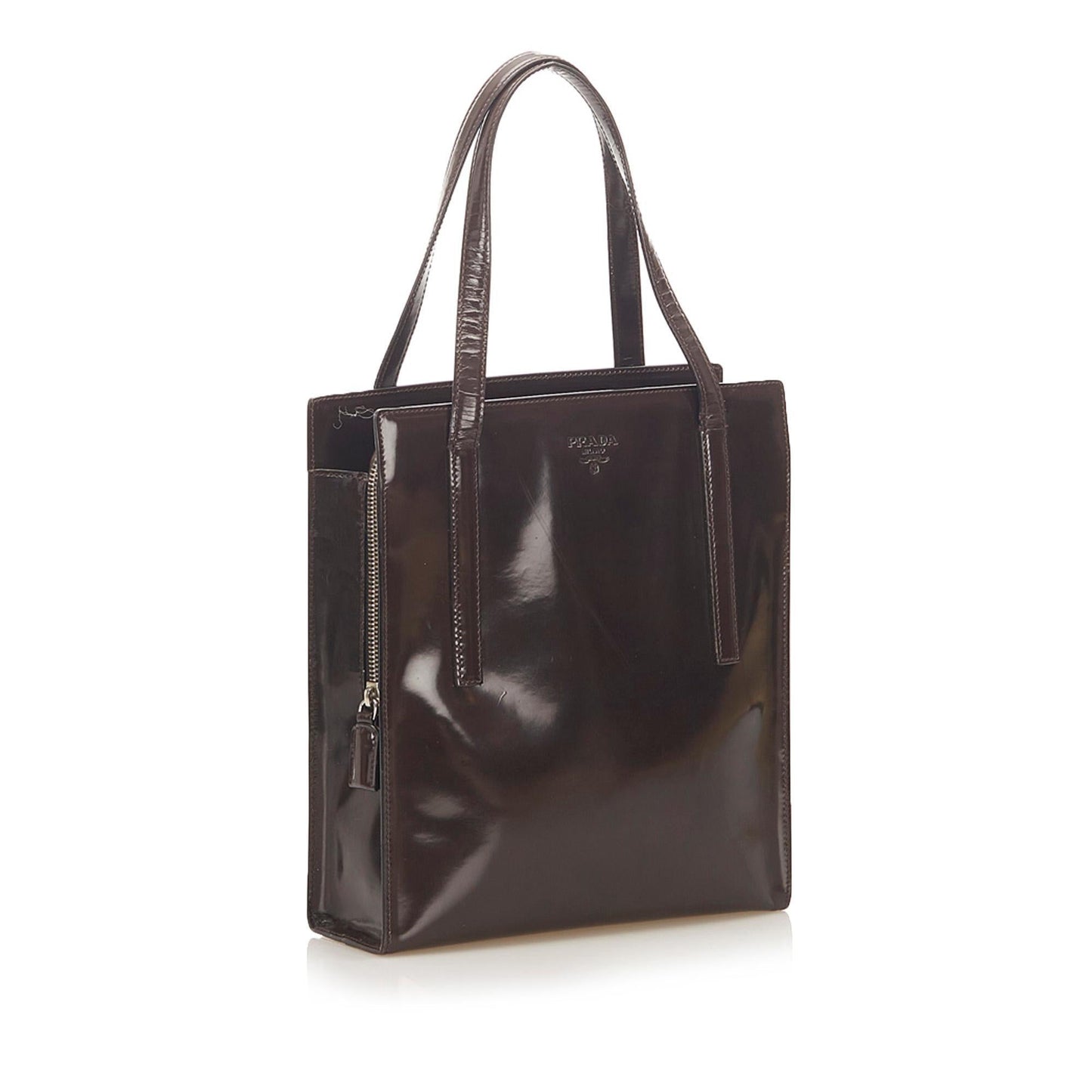 Prada Tote Bag Leather Patent