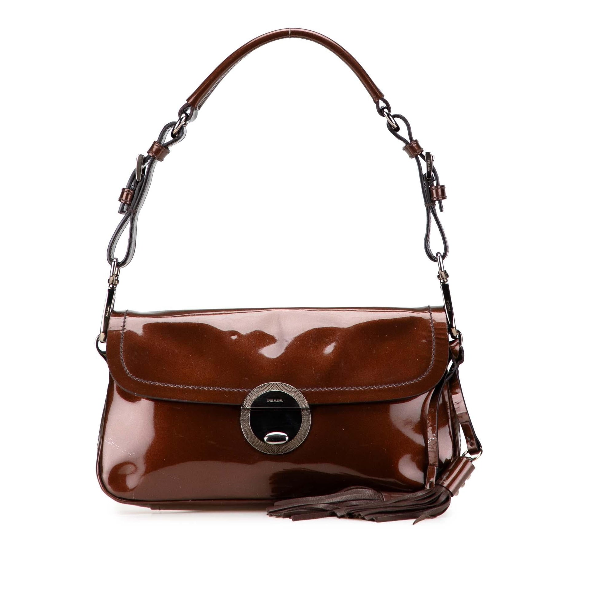 Prada Tassel Shoulder Bag Patent