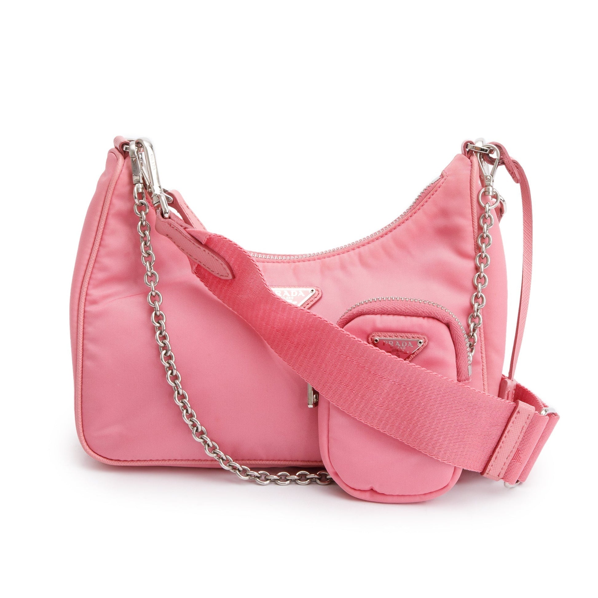 Prada Re Edition Re Shoulder Bag Nylon Pink