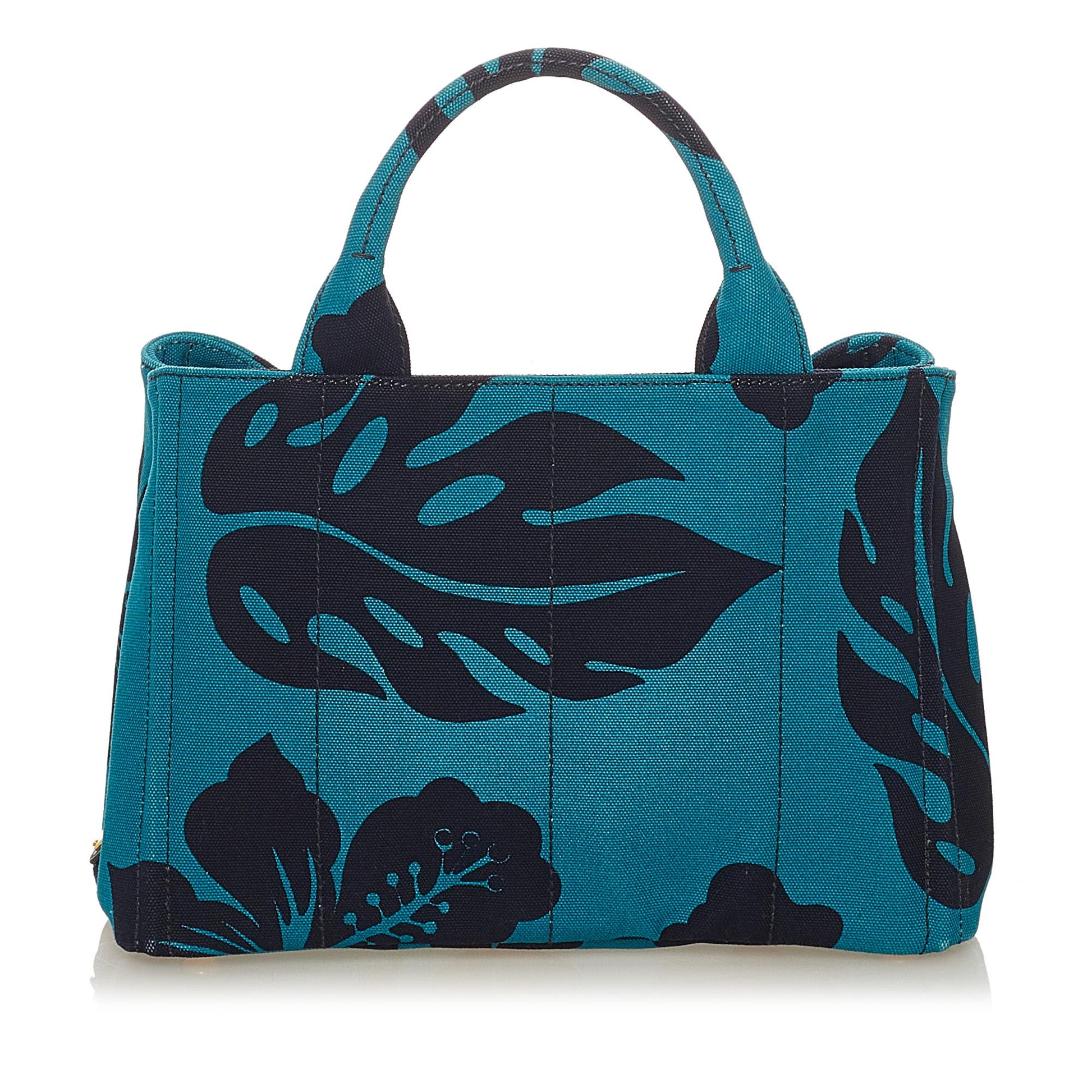 Prada Printed Satchel Shg Canvas Satchel Bag