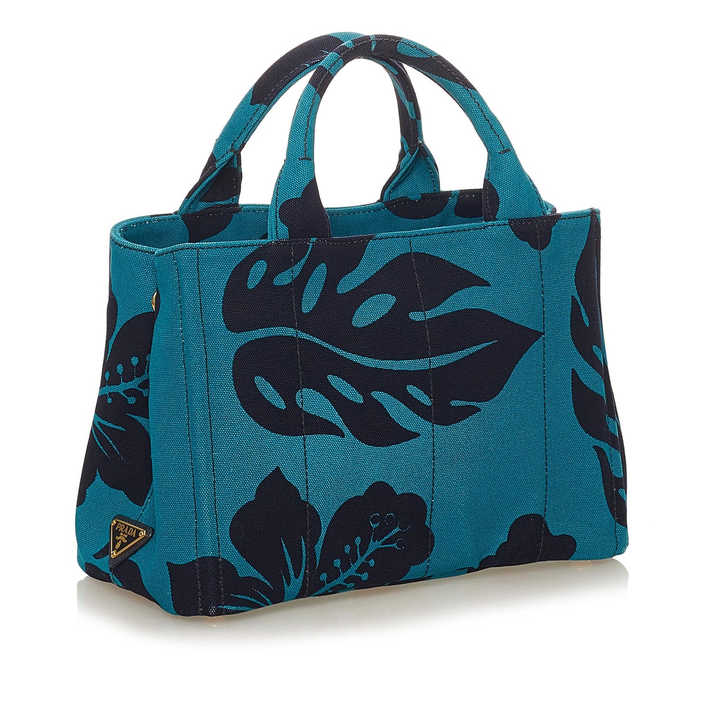 Prada Printed Satchel Shg Canvas Satchel Bag