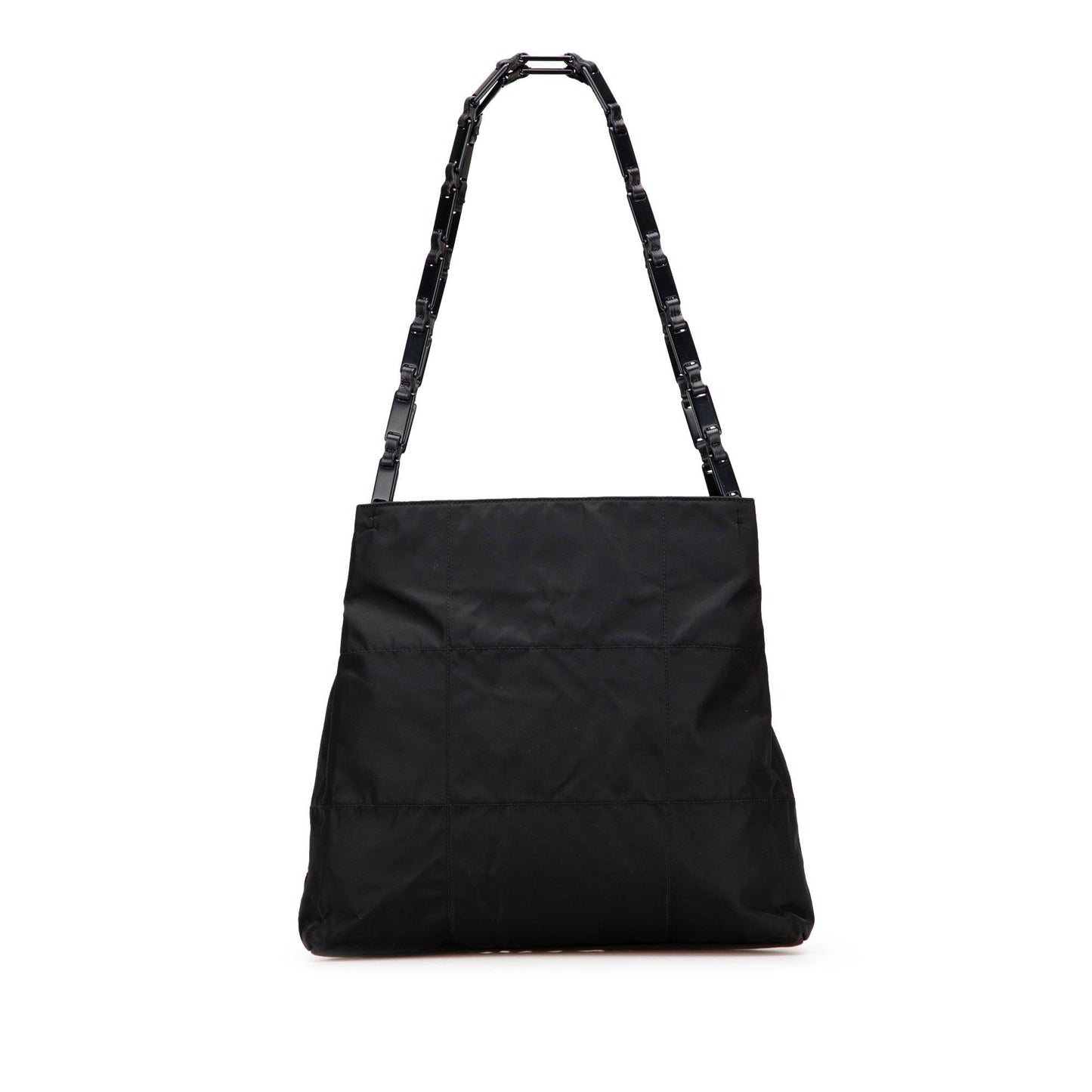Prada Tessuto Tote Quilted Chain Tote Bag