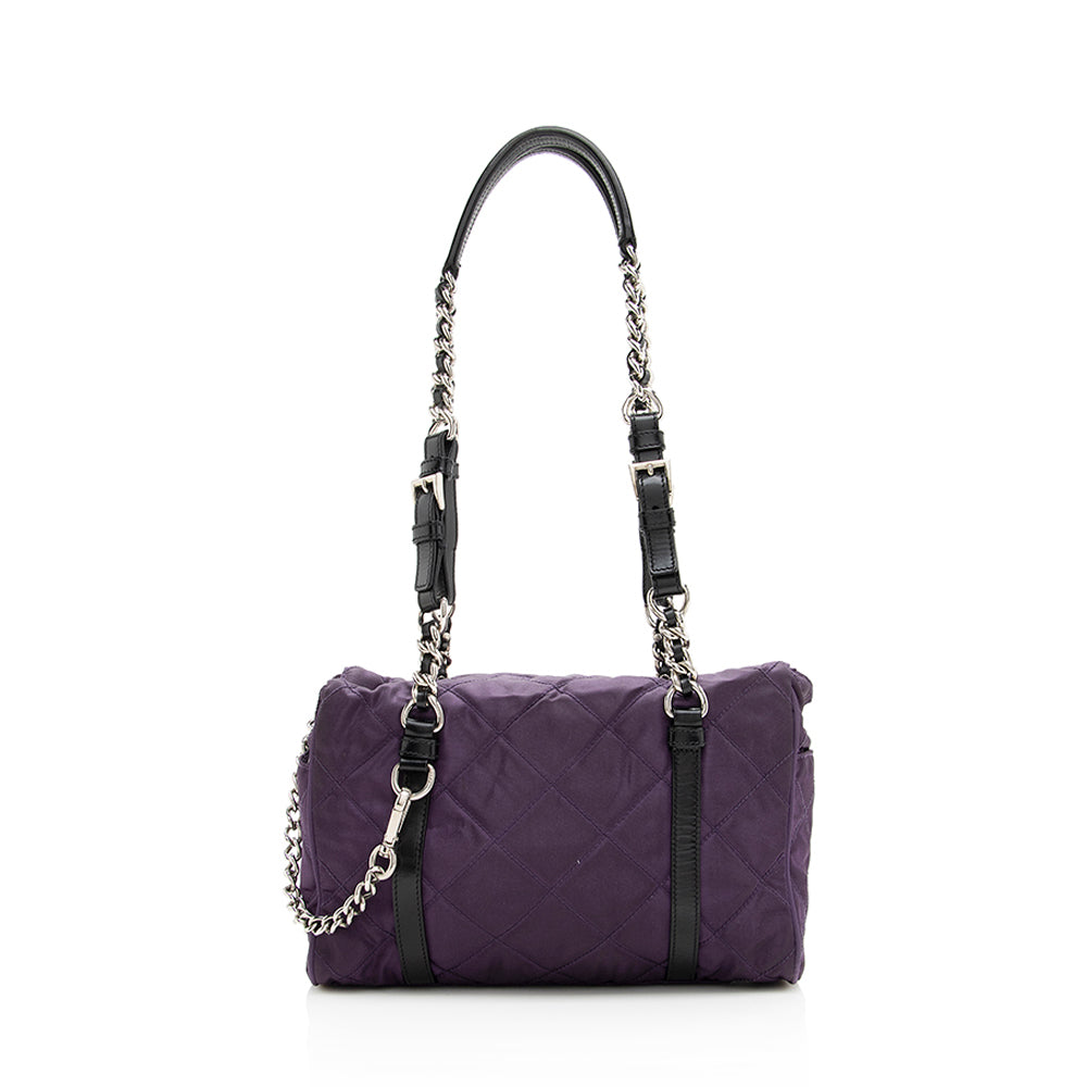 Prada Tessuto Shoulder Bag Shf Quilted