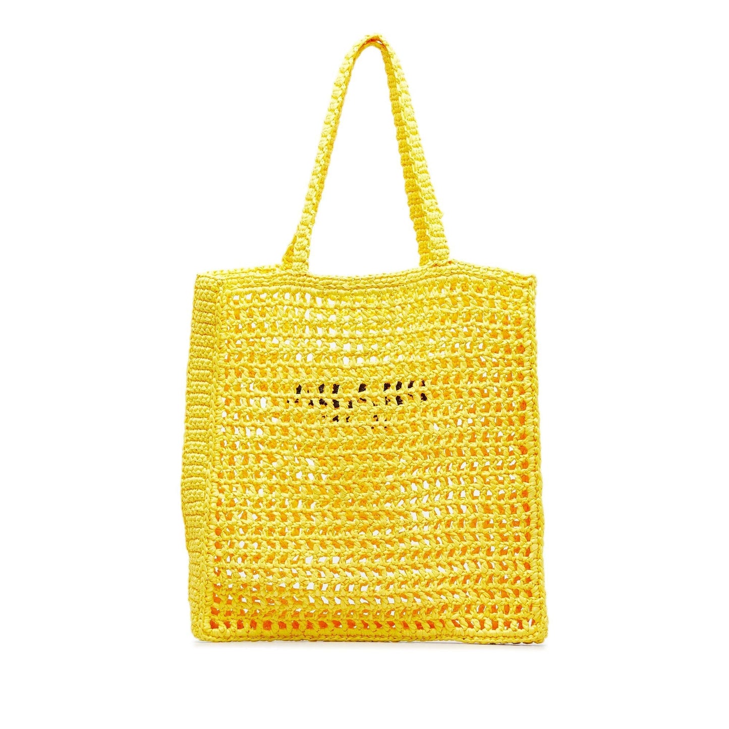 Prada Tote Raffia Logo Tote Bag Tote Shg Phettd