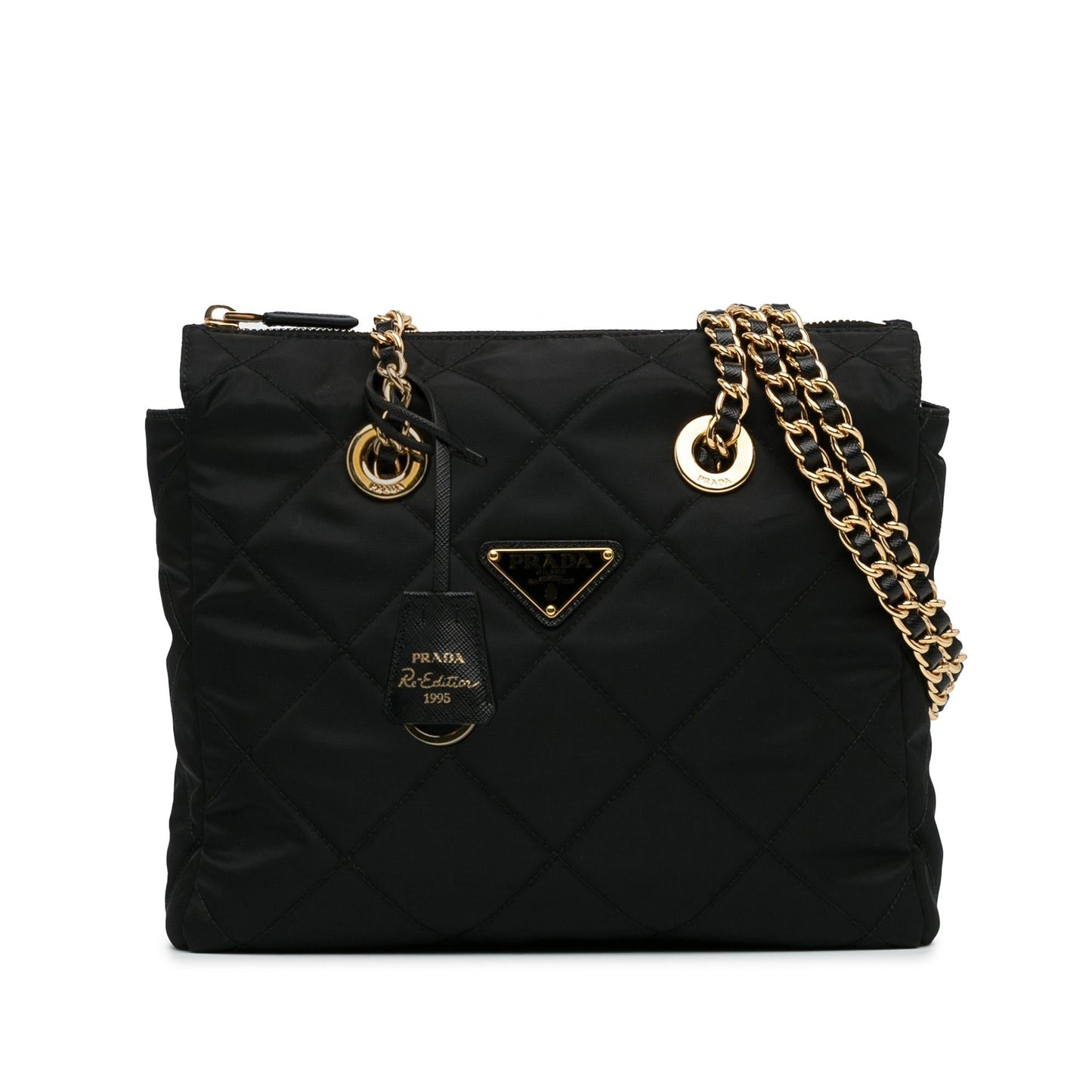 Prada Re Re Edition Chaine Shoulder Bag Shg Ujerfw Nylon