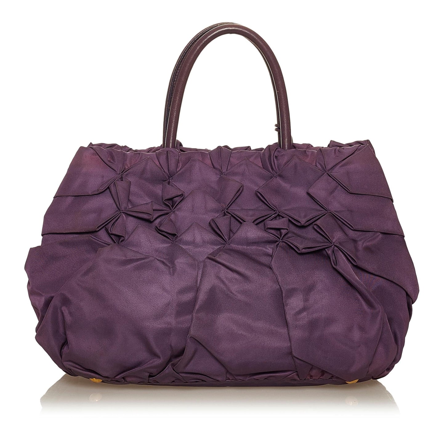 Prada Ruffled Tessuto Tote Bag Shg Bag Shg 29363