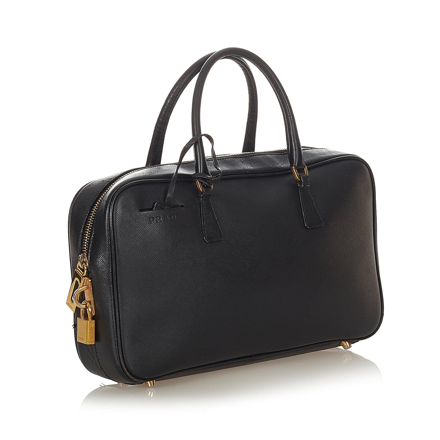 Prada Bauletto Handbag Shg Saffiano Satchel Bag Handbag Shg 23264