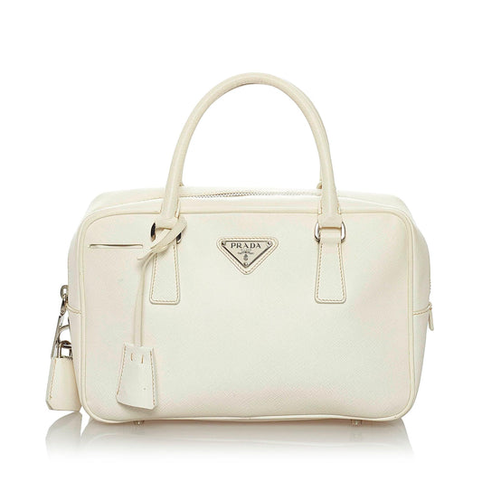 Prada Bauletto Handbag Shg Saffiano Satchel Bag Handbag Shg 29231