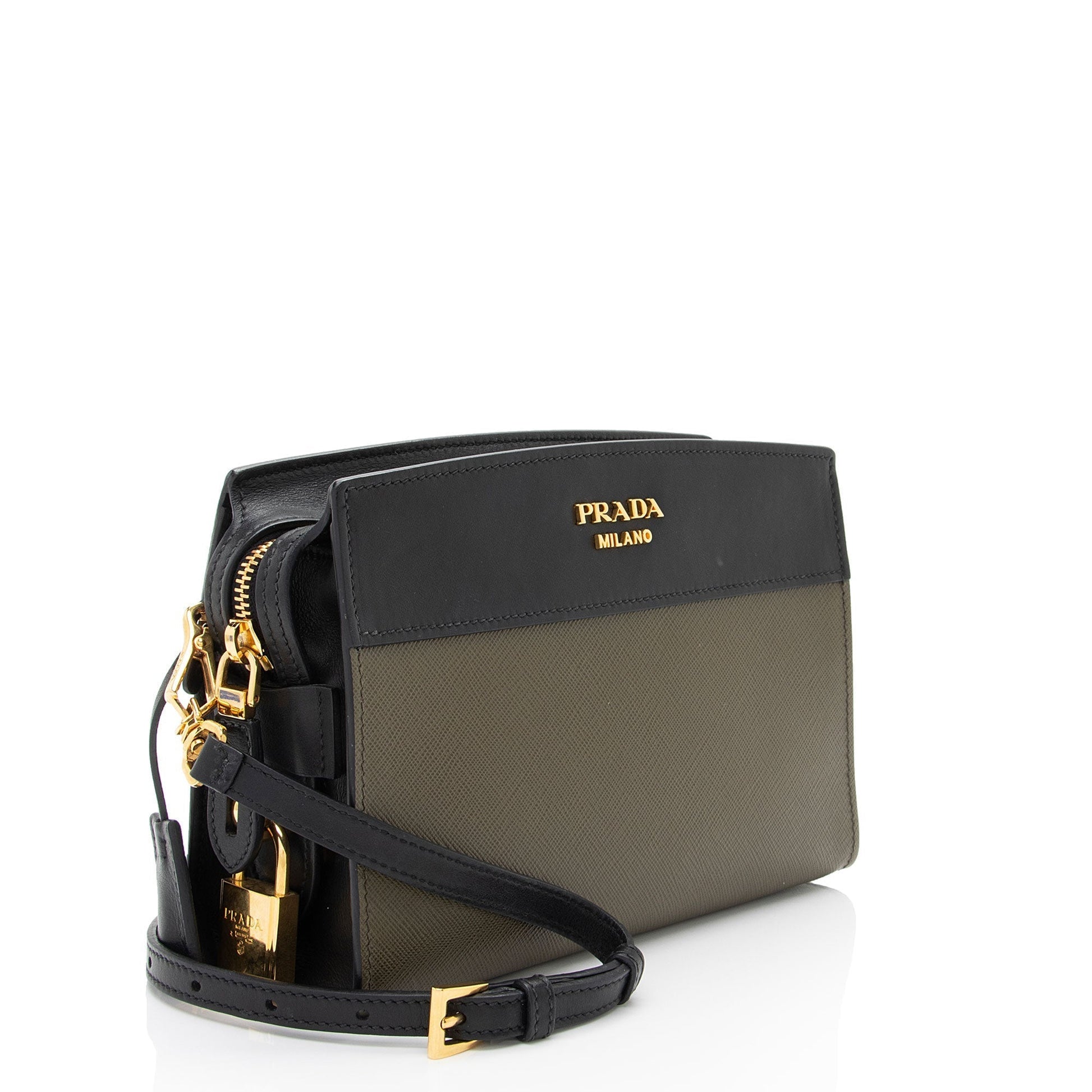 Prada City Calf Esplanade Crossbody Shf Lse1K2 Saffiano Crossbody Bag