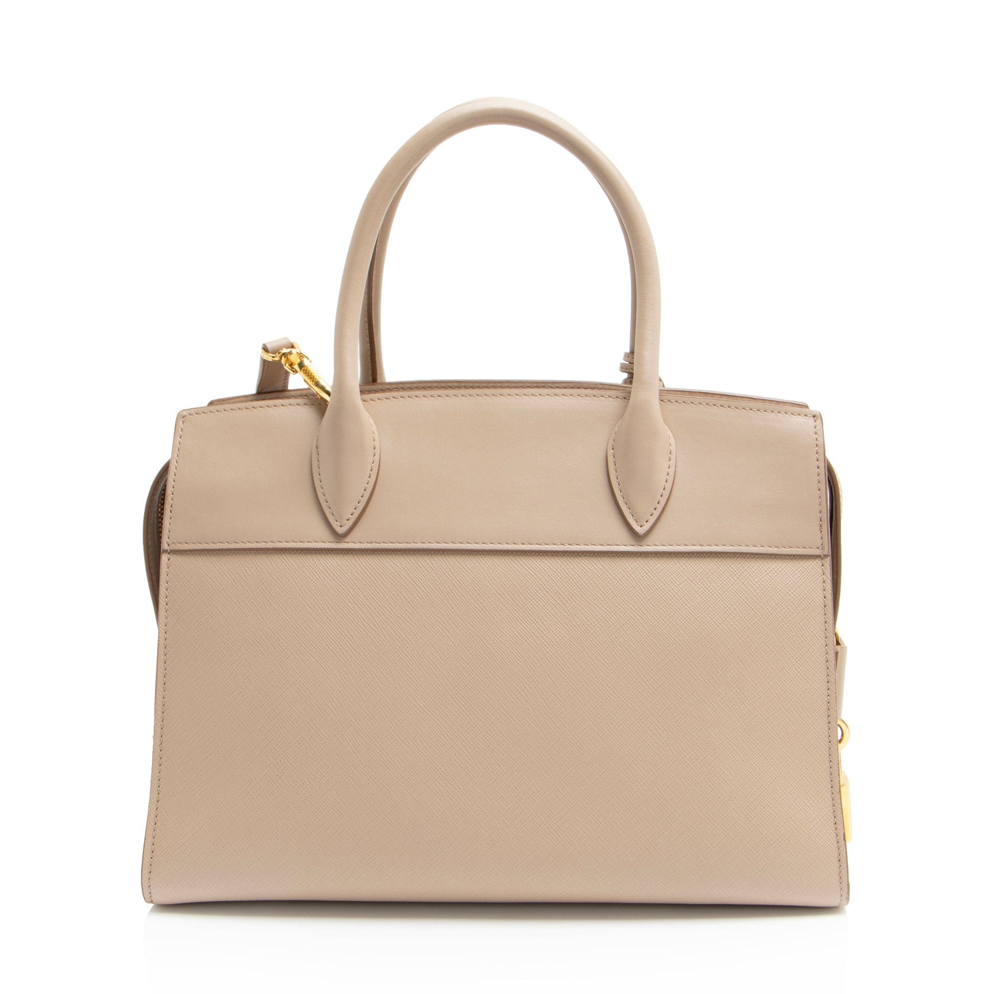 Prada City Calf Esplanade Tote Saffiano Medium Tote Bag