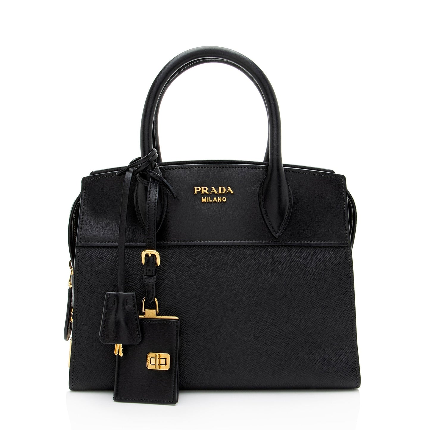 Prada City Calf Esplanade Tote Saffiano Small Tote Bag