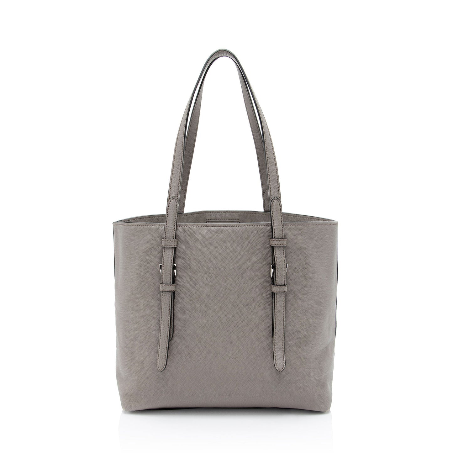 Prada Cuir Buckle Tote Saffiano Tote Bag
