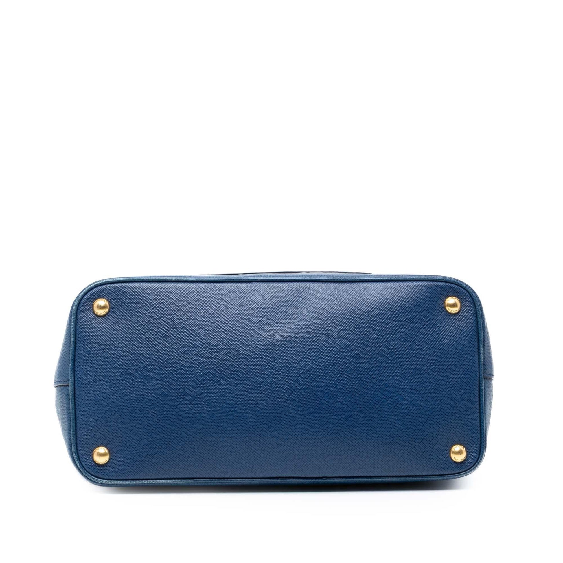 Prada Cuir Front Pocket Convertible Tote Saffiano Tote Bag