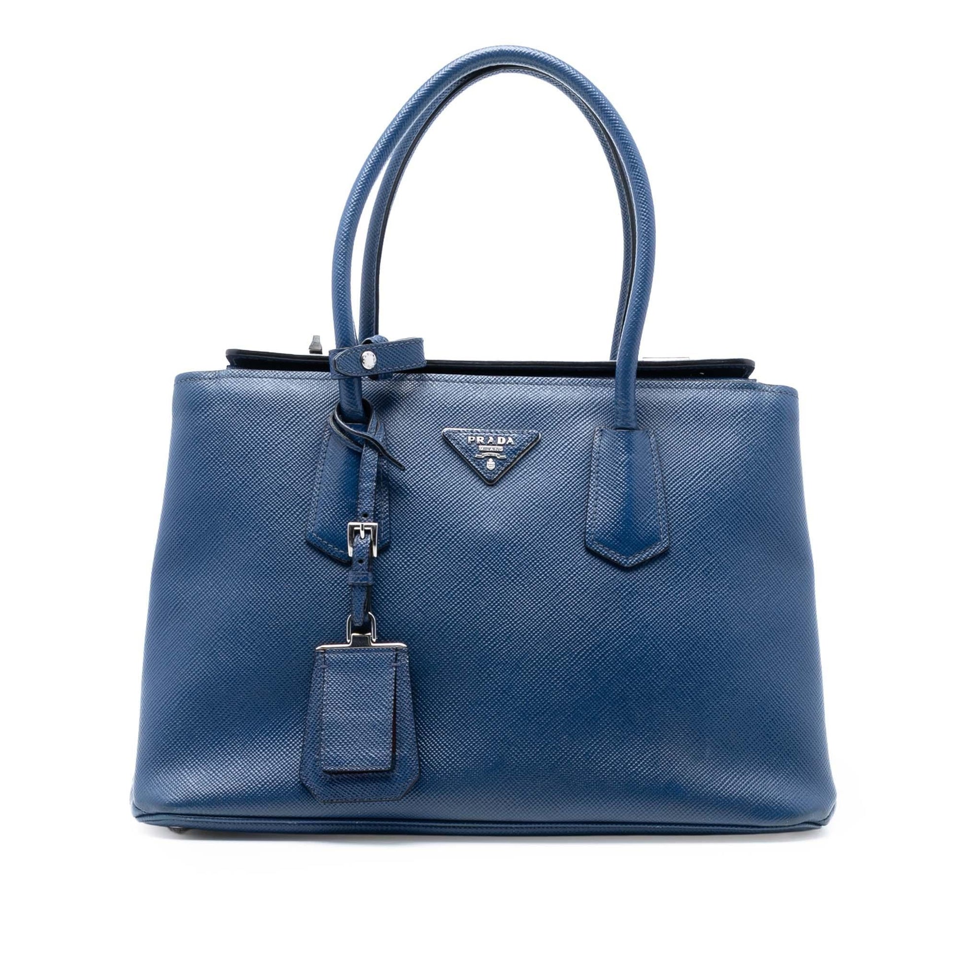 Prada Cuir Turnlock Twin Satchel Saffiano Satchel Bag Twin Satchel 6