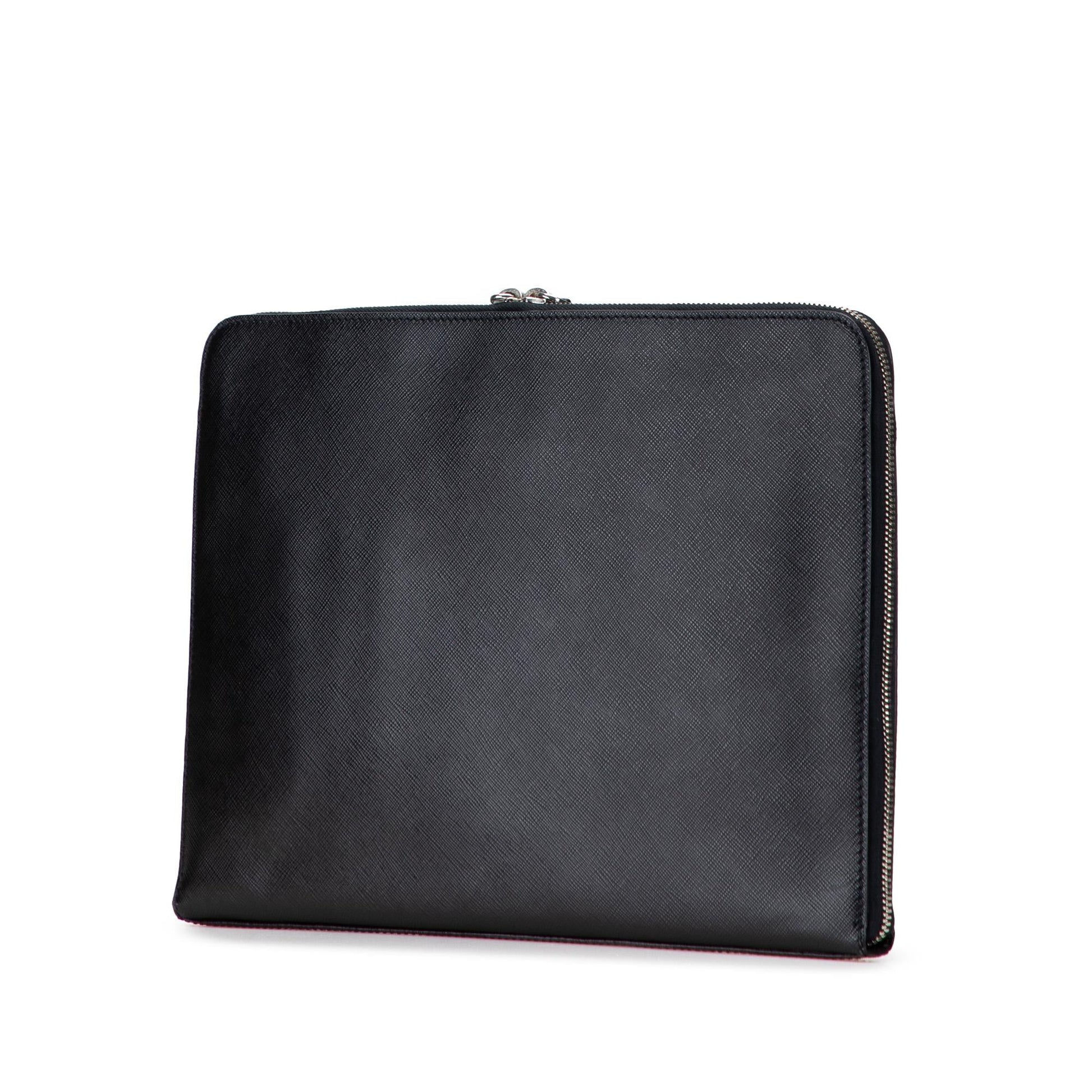 Prada Document Holder Clutch Bag Saffiano