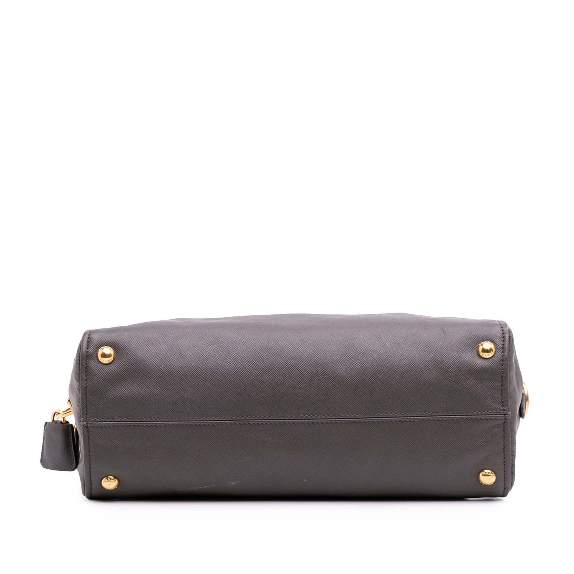 Prada Frame Handbag Saffiano Satchel Bag