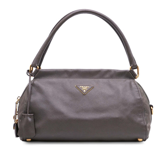 Prada Frame Handbag Saffiano Satchel Bag