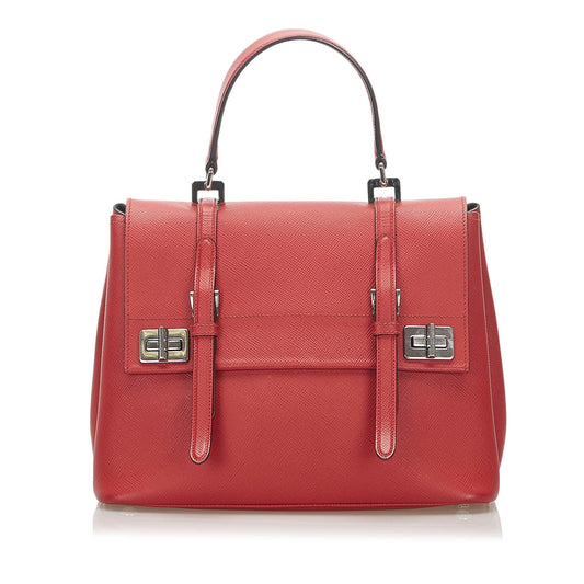 Prada Handbag Shg Saffiano Satchel Bag Handbag Shg 18862