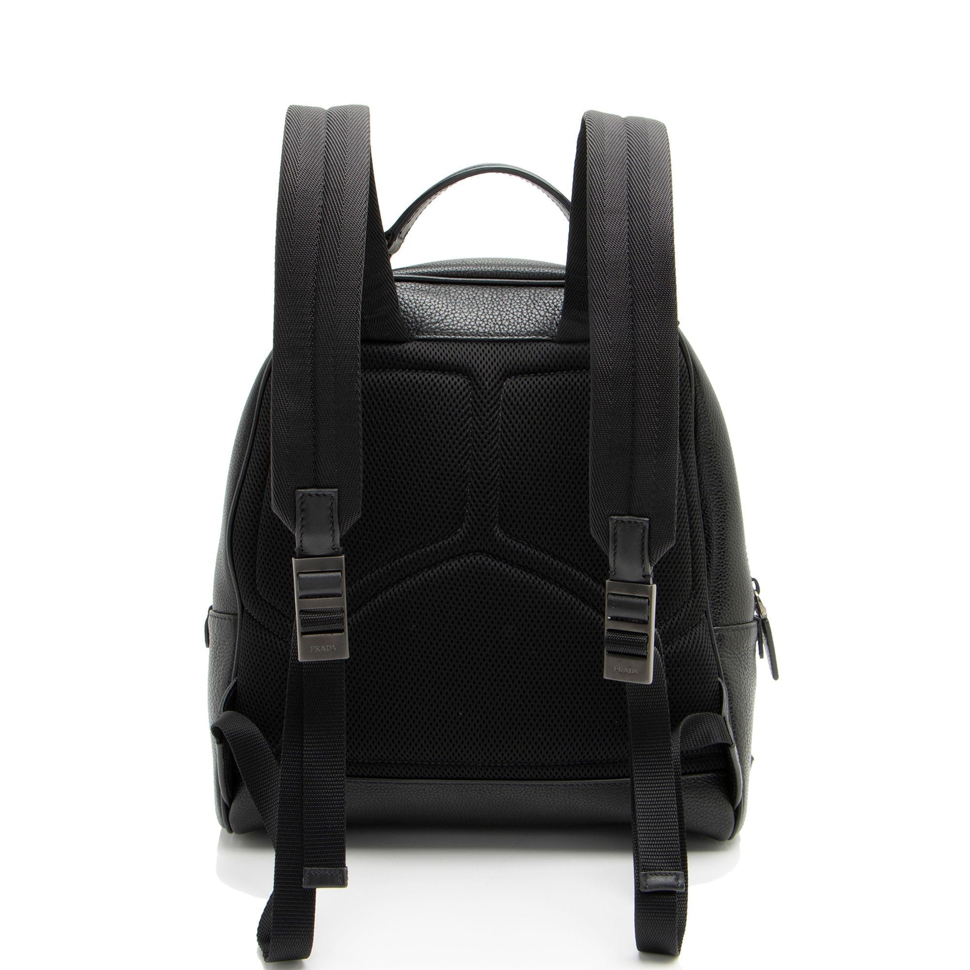 Prada Front Pocket Backpack Saffiano Shoulder Bag